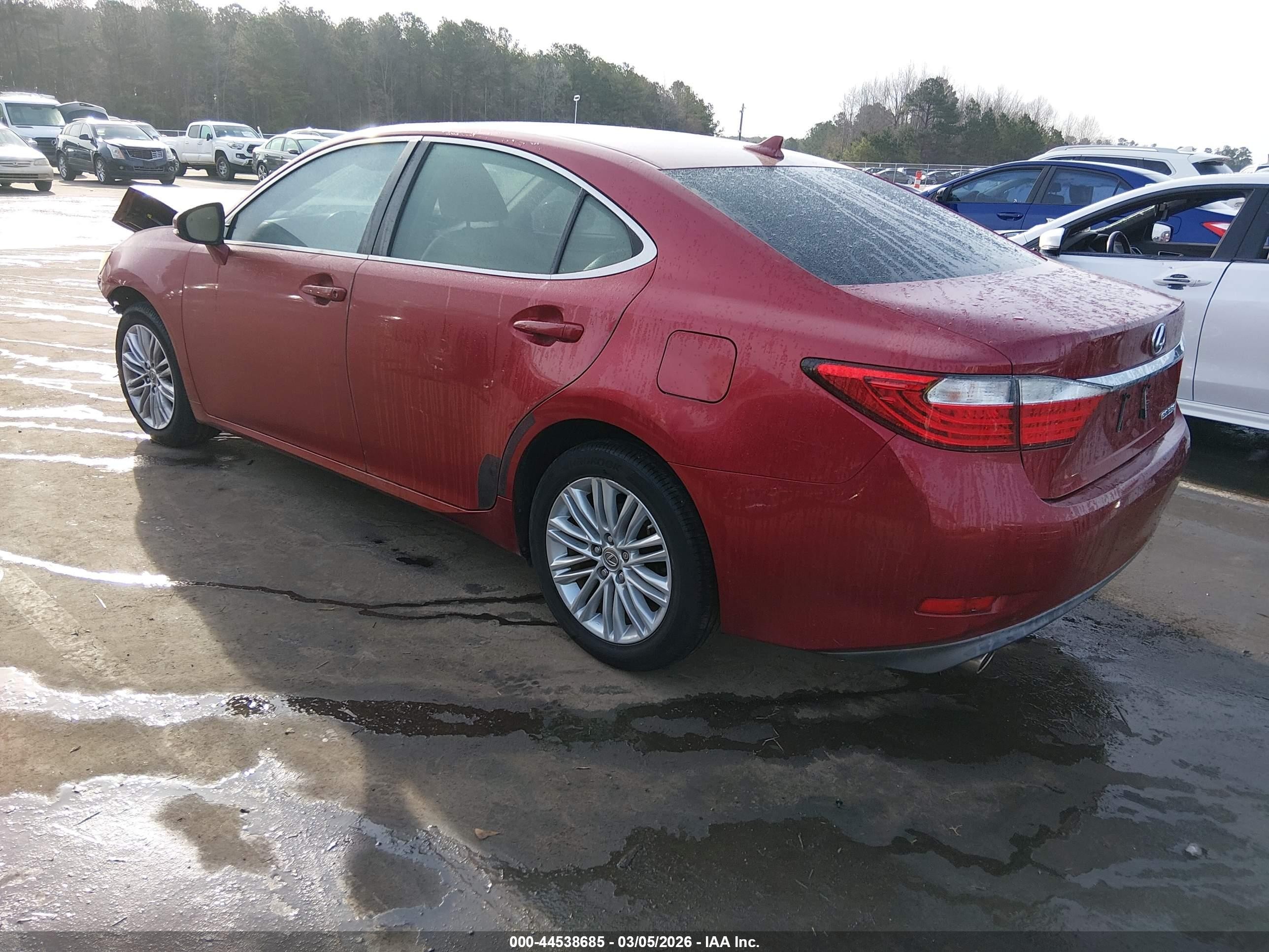 2014 Lexus Es 350   Red vin: JTHBK1GG4E2096446