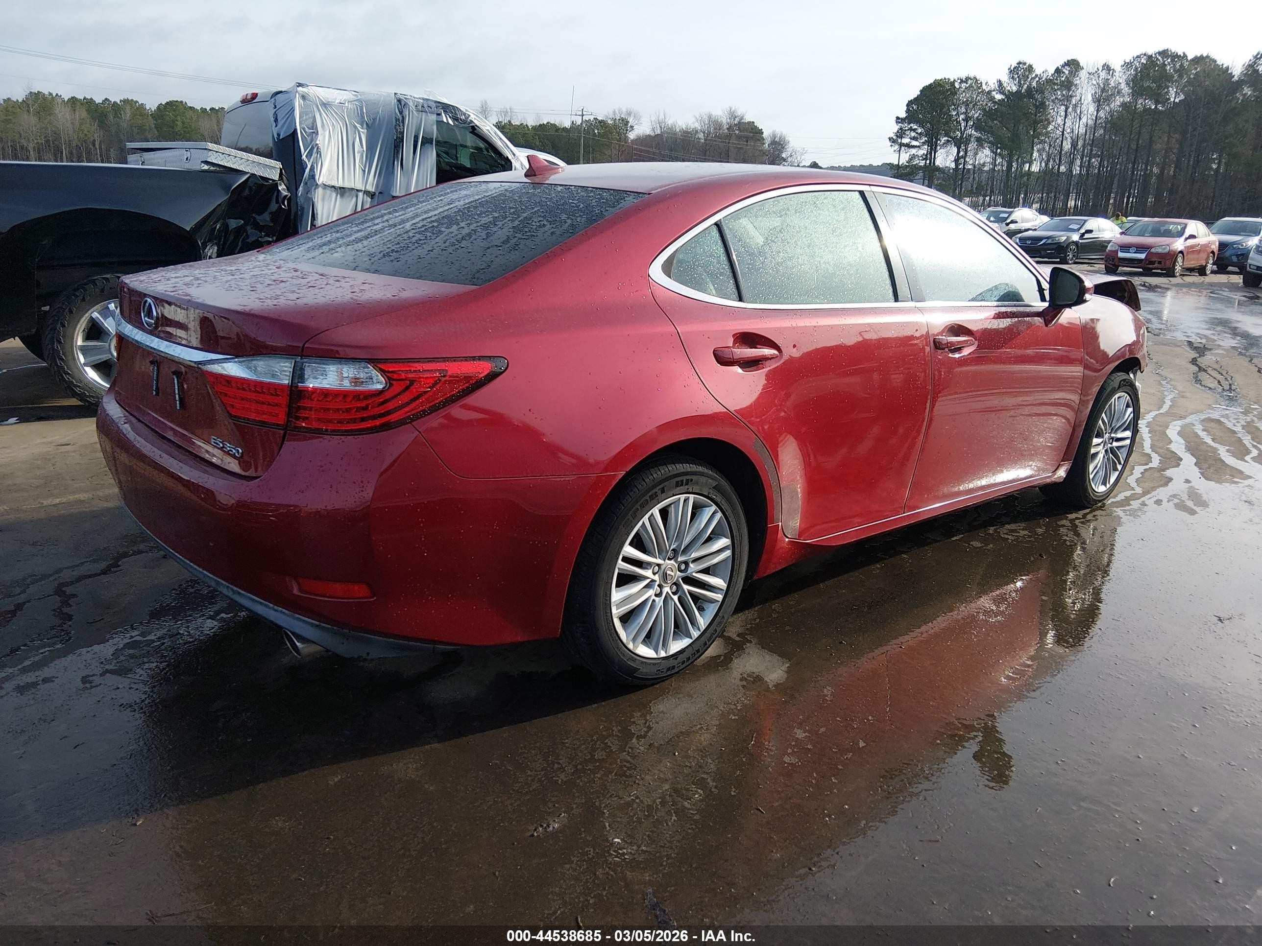2014 Lexus Es 350   Red vin: JTHBK1GG4E2096446