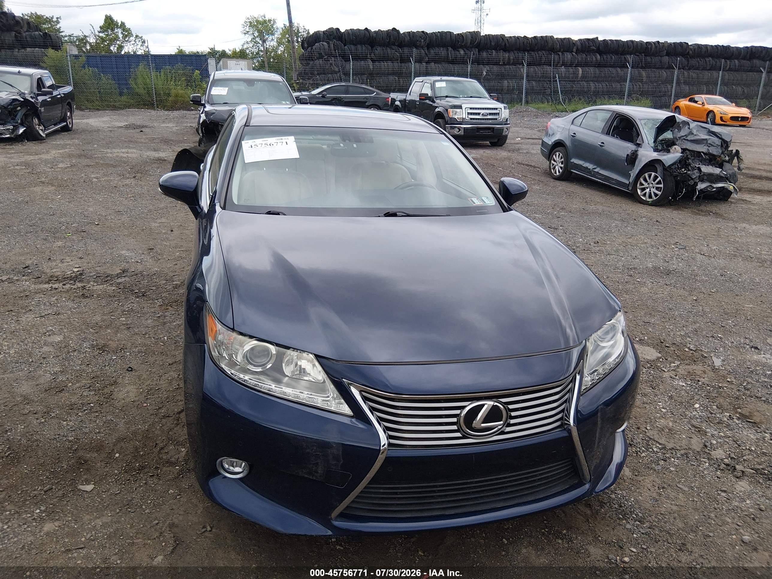 2014 Lexus Es 350   Dark Blue vin: JTHBK1GG4E2117523
