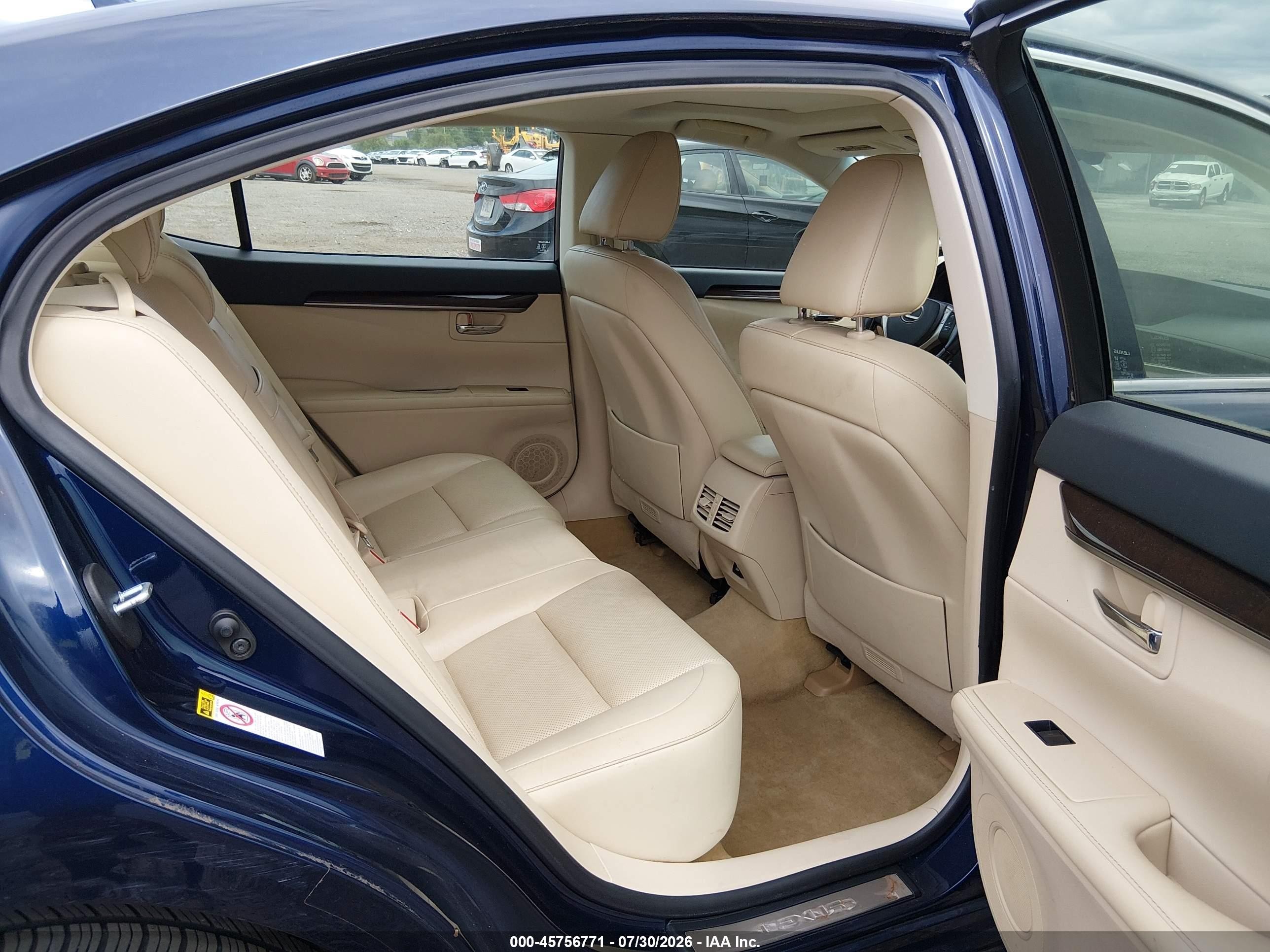 2014 Lexus Es 350   Dark Blue vin: JTHBK1GG4E2117523