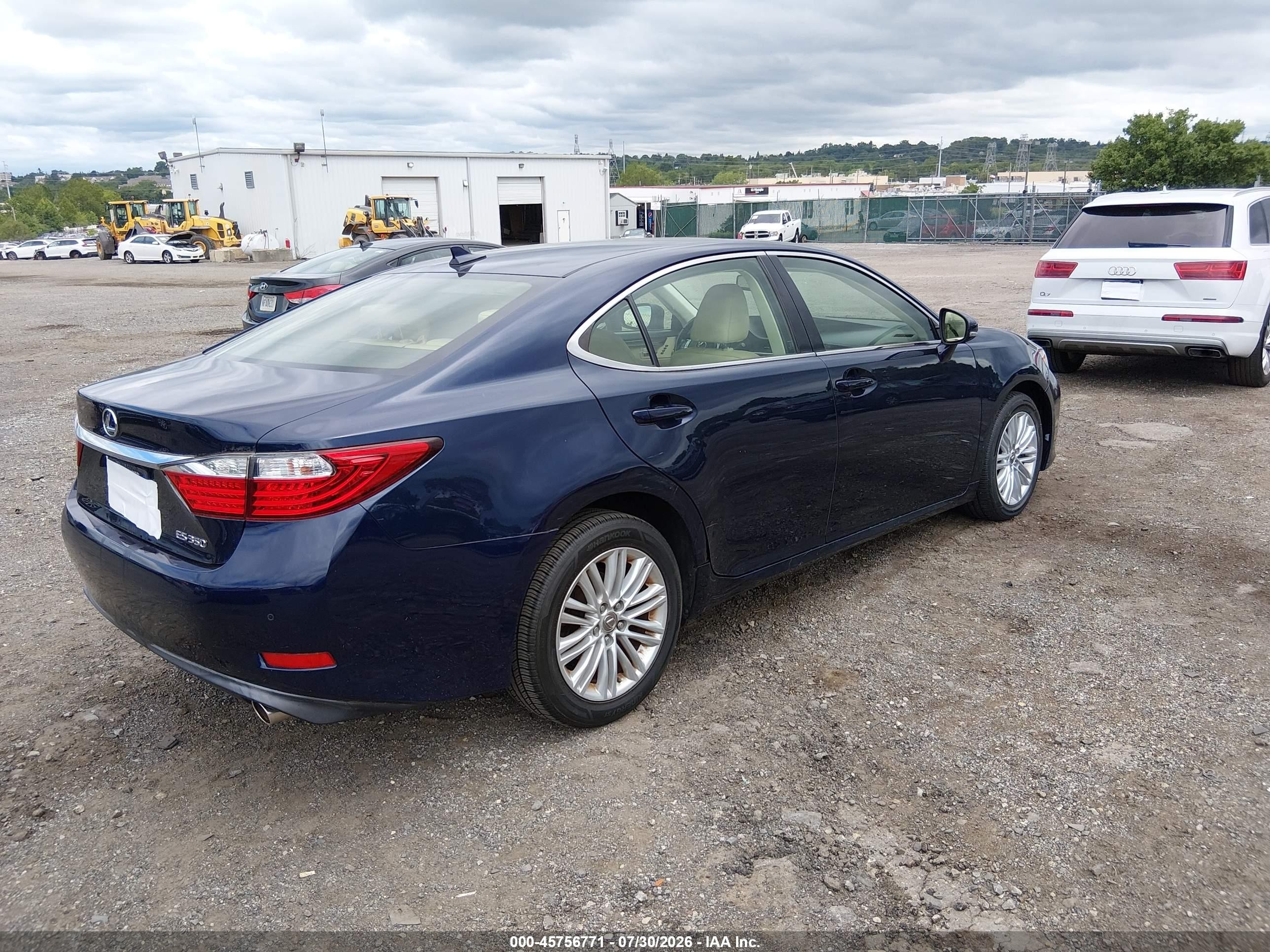 2014 Lexus Es 350   Dark Blue vin: JTHBK1GG4E2117523