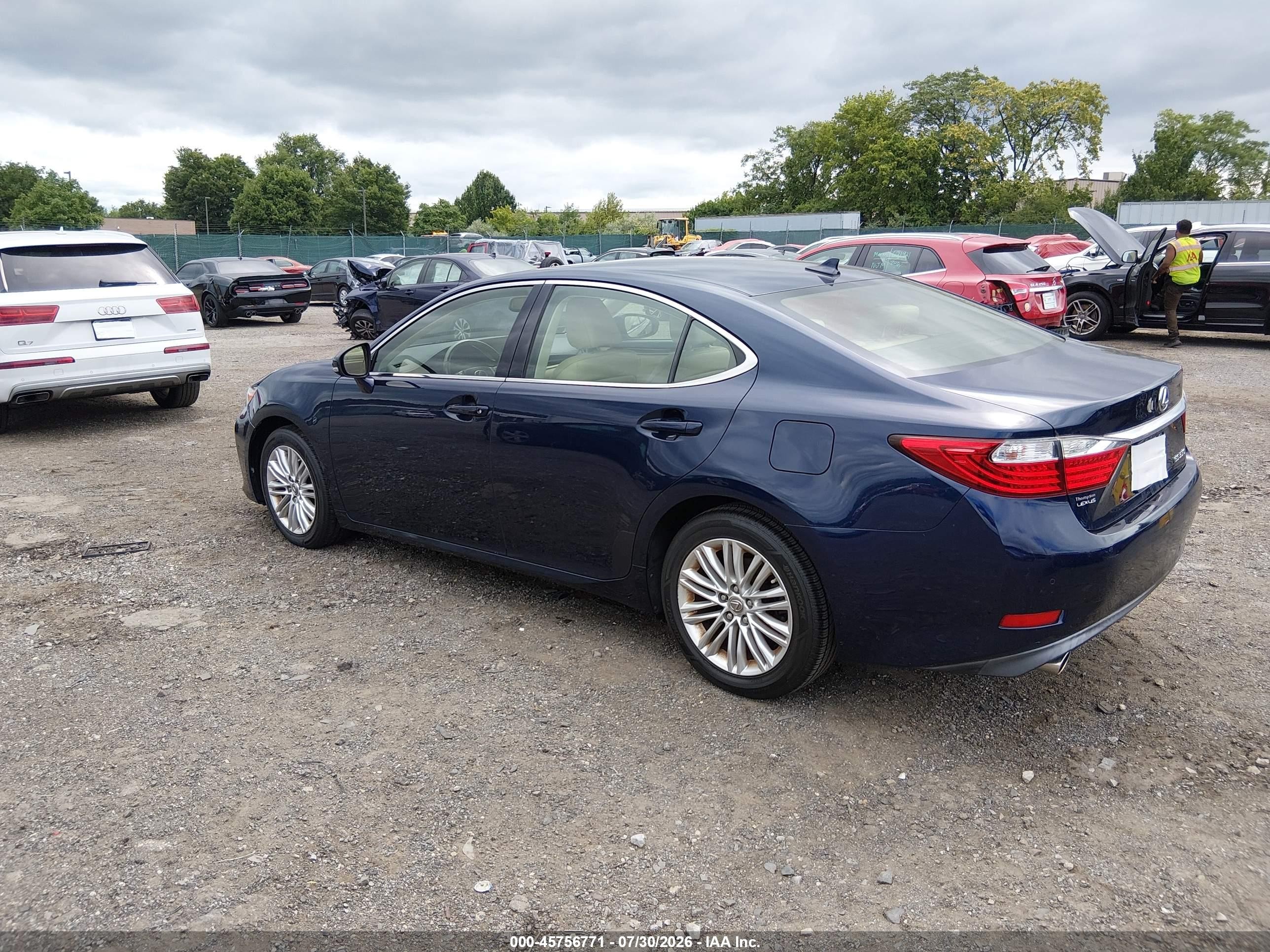2014 Lexus Es 350   Dark Blue vin: JTHBK1GG4E2117523