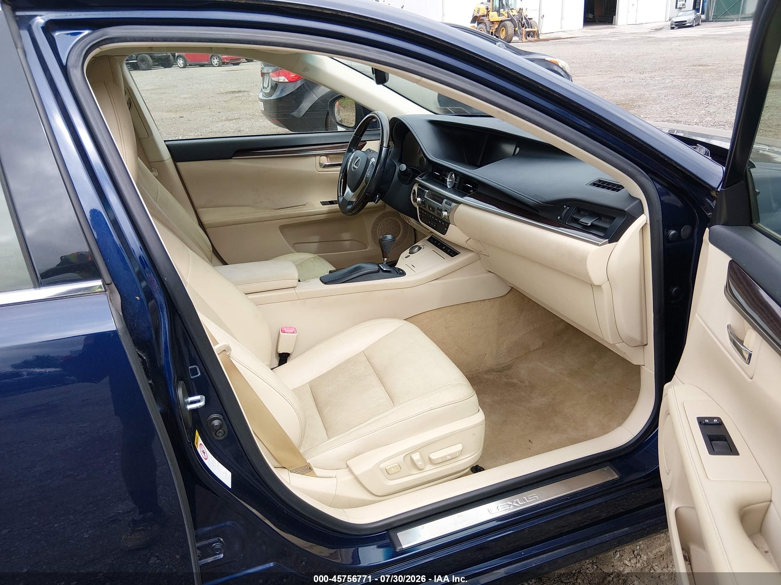 2014 Lexus Es 350   Dark Blue vin: JTHBK1GG4E2117523