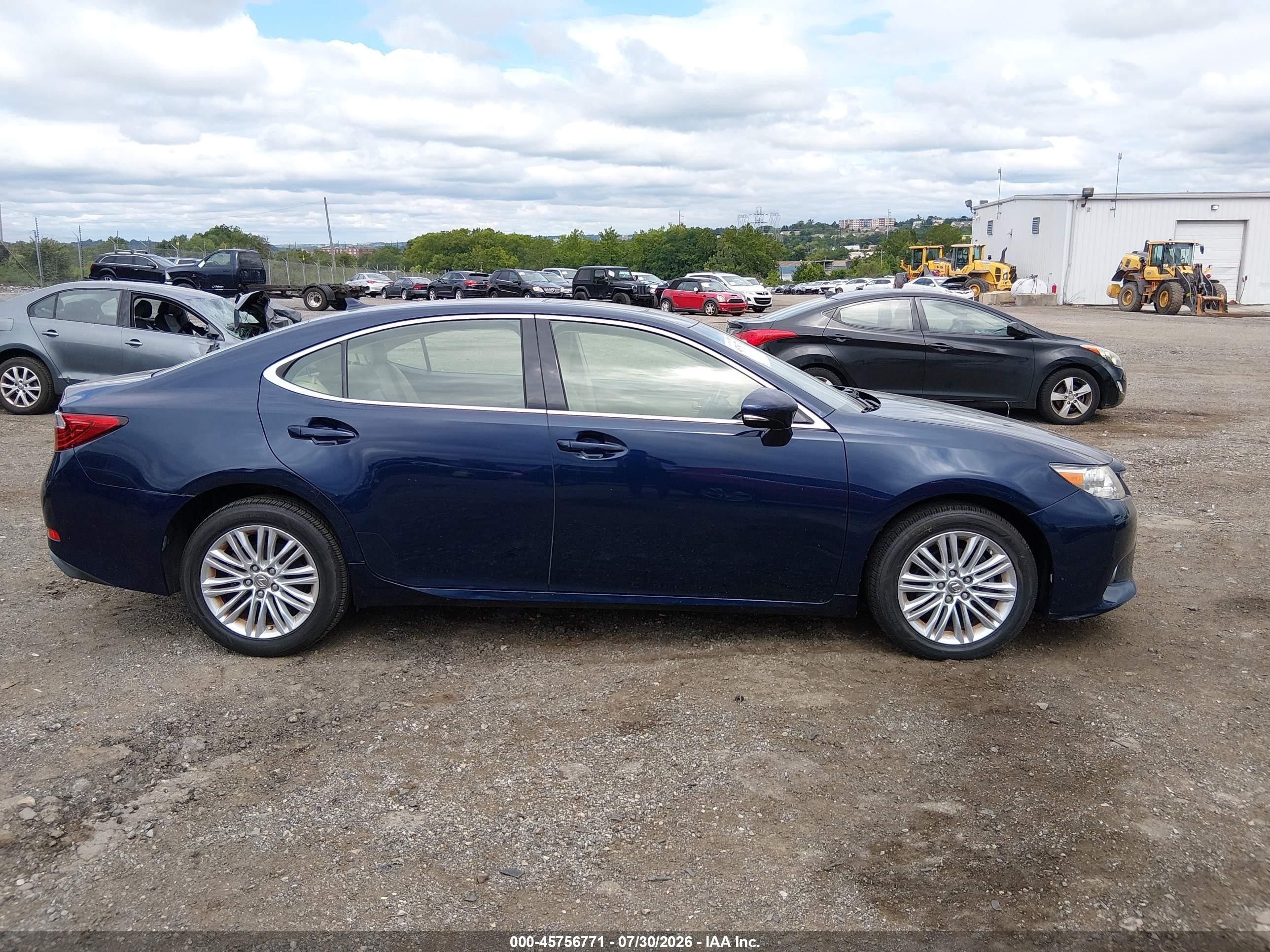 2014 Lexus Es 350   Dark Blue vin: JTHBK1GG4E2117523