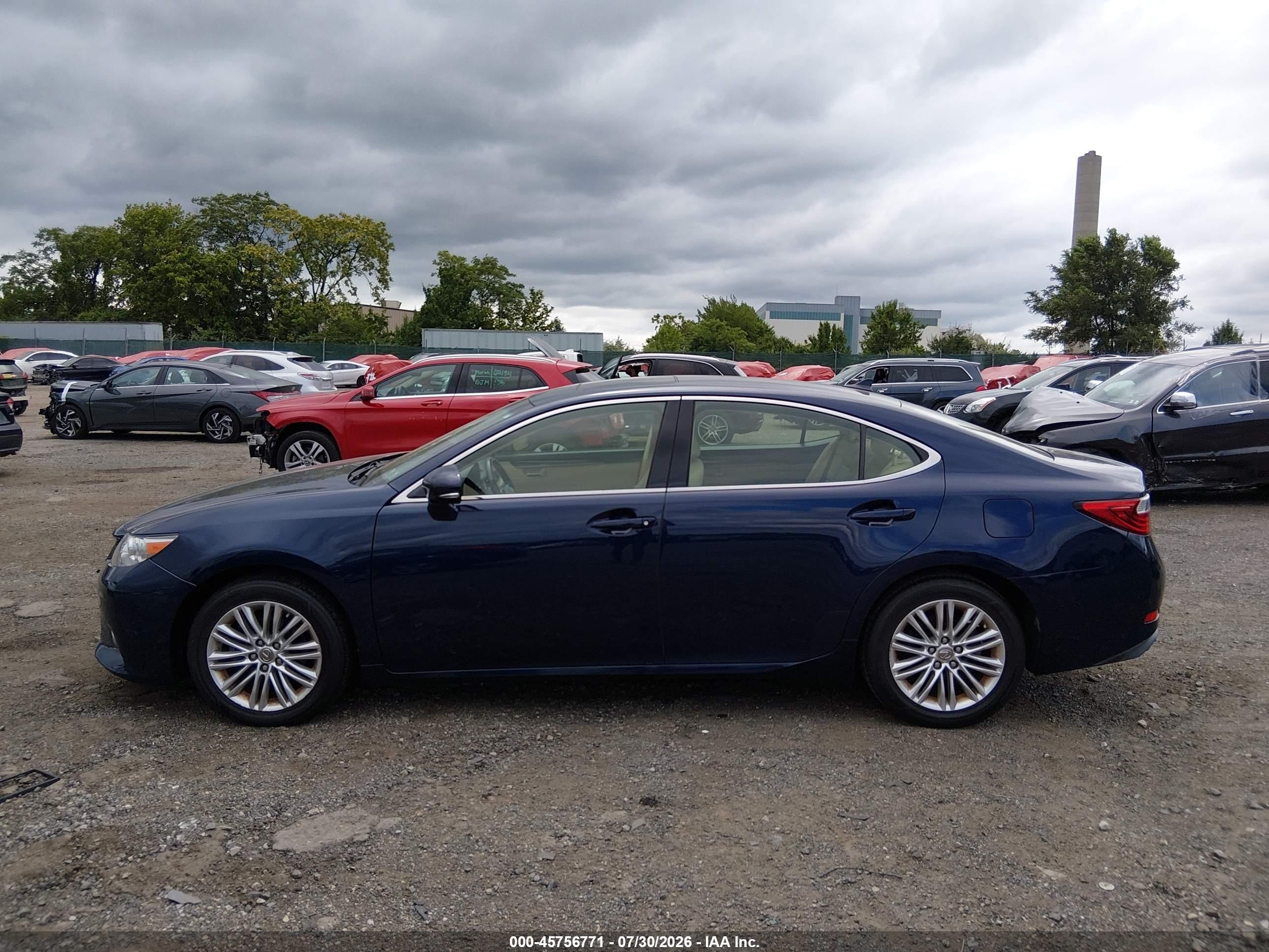 2014 Lexus Es 350   Dark Blue vin: JTHBK1GG4E2117523