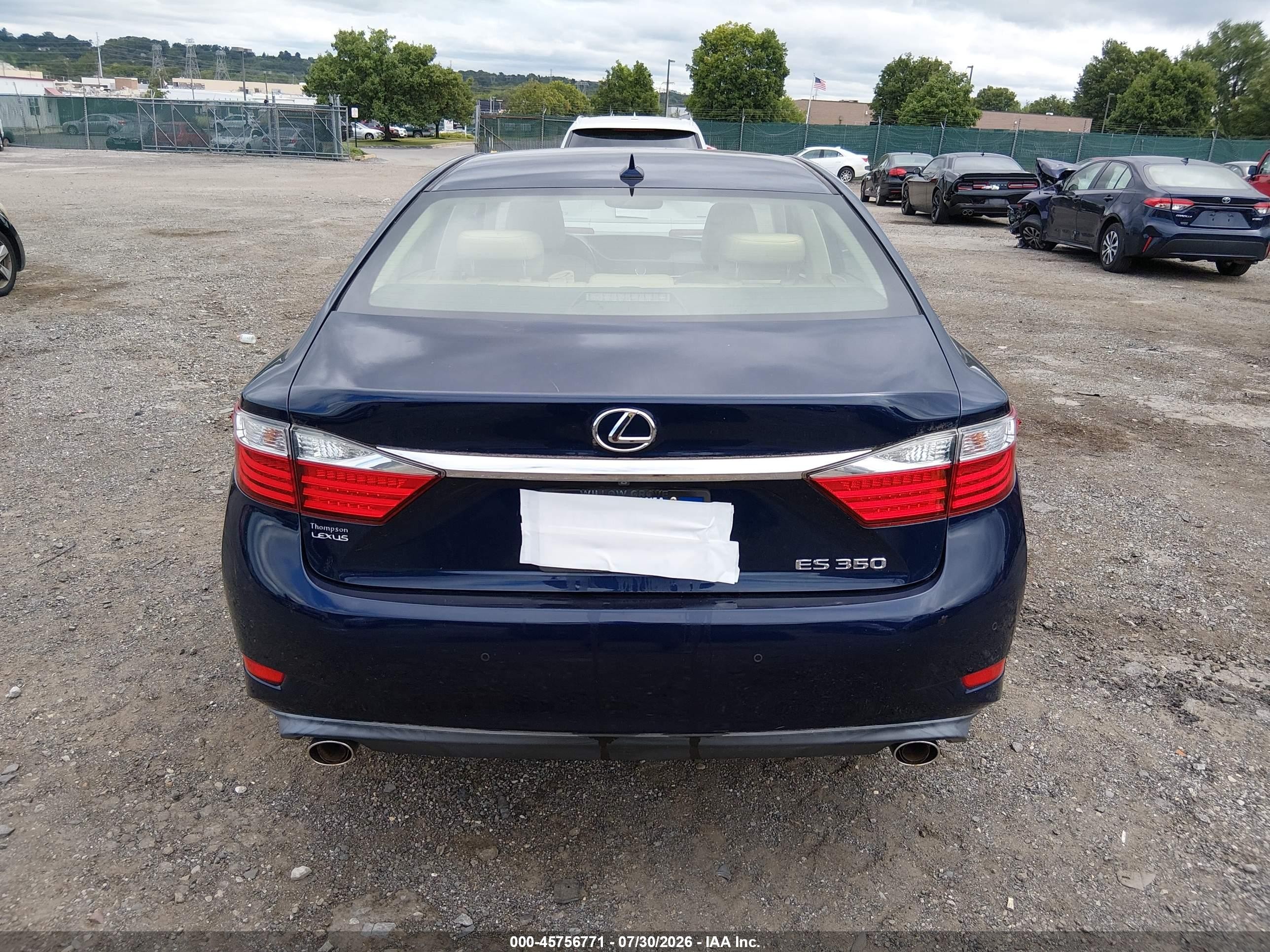 2014 Lexus Es 350   Dark Blue vin: JTHBK1GG4E2117523