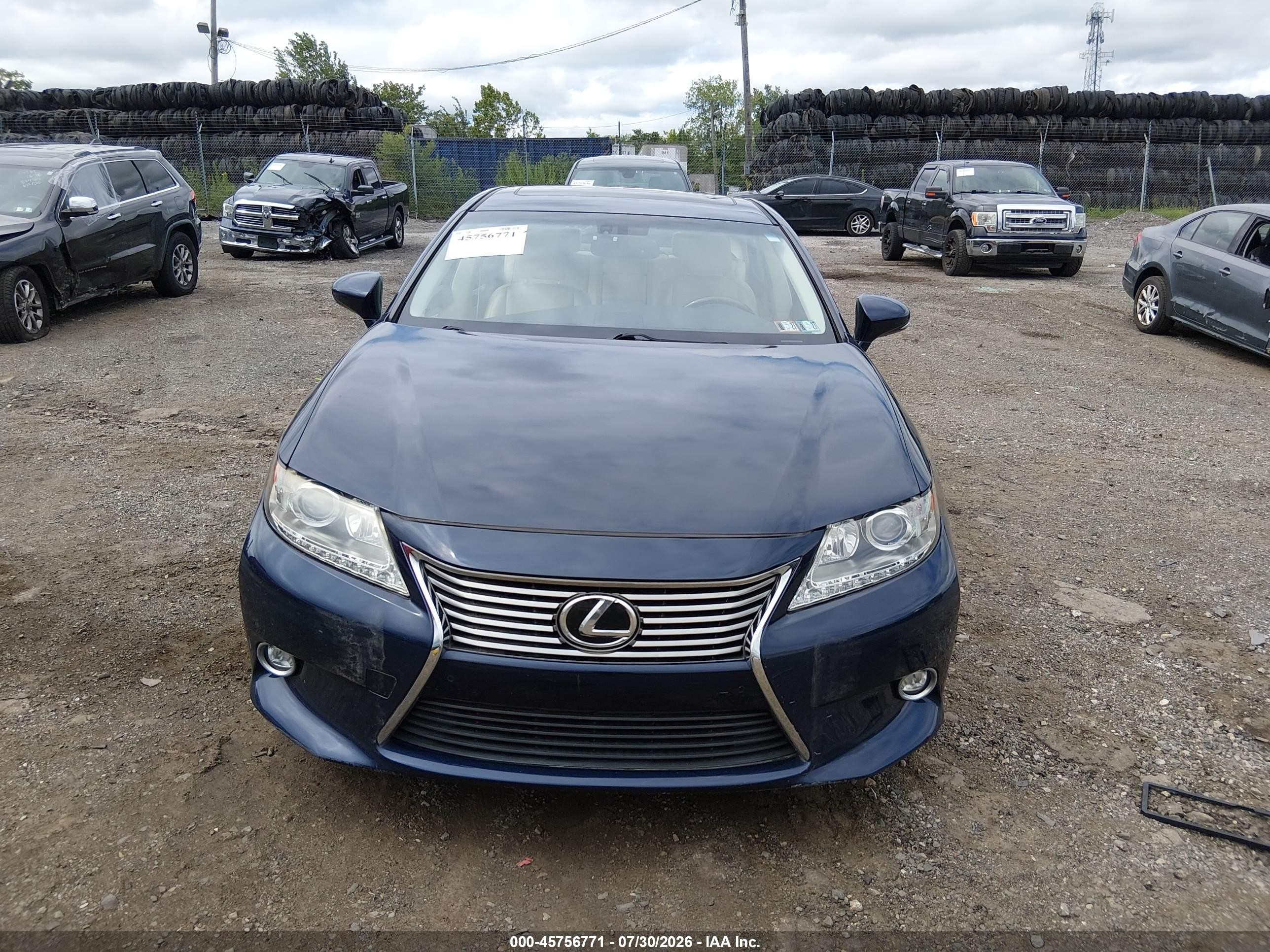 2014 Lexus Es 350   Dark Blue vin: JTHBK1GG4E2117523