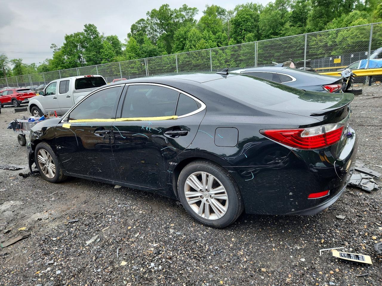 2014 Lexus Es 350 Black vin: JTHBK1GG4E2131258