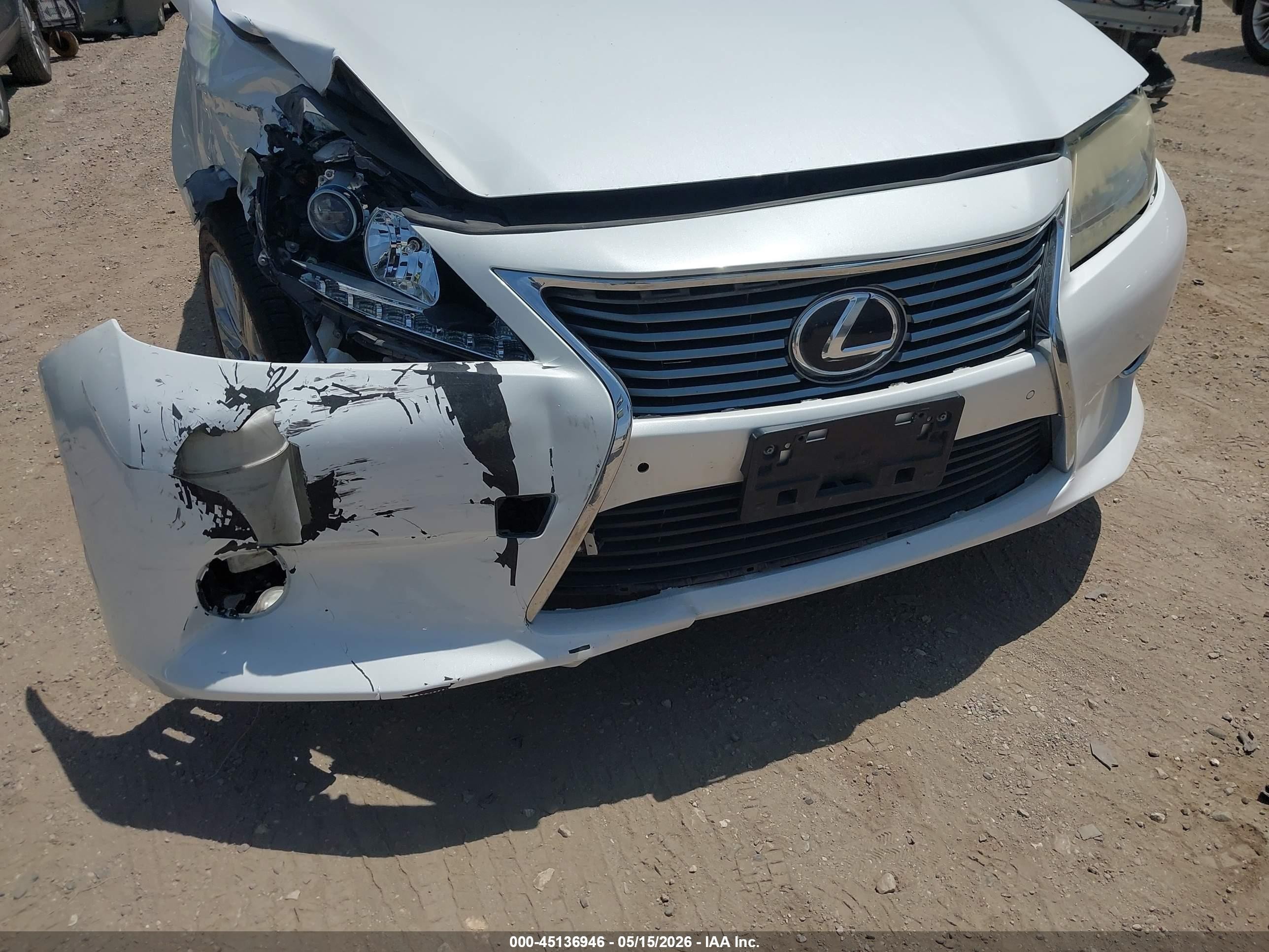 2014 Lexus Es 350   White vin: JTHBK1GG4E2144883