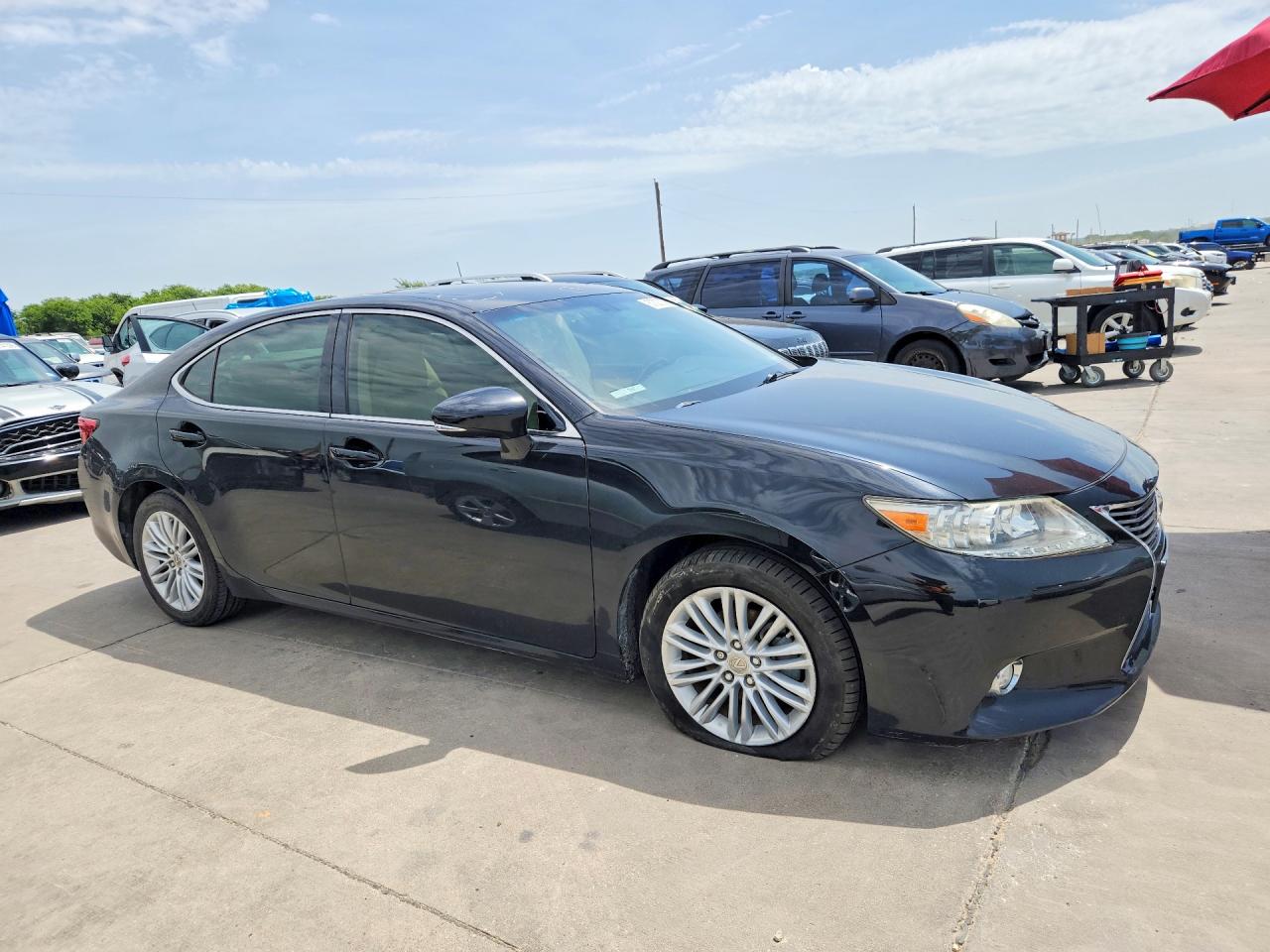 2014 Lexus Es 350 Черный vin: JTHBK1GG4E2145578
