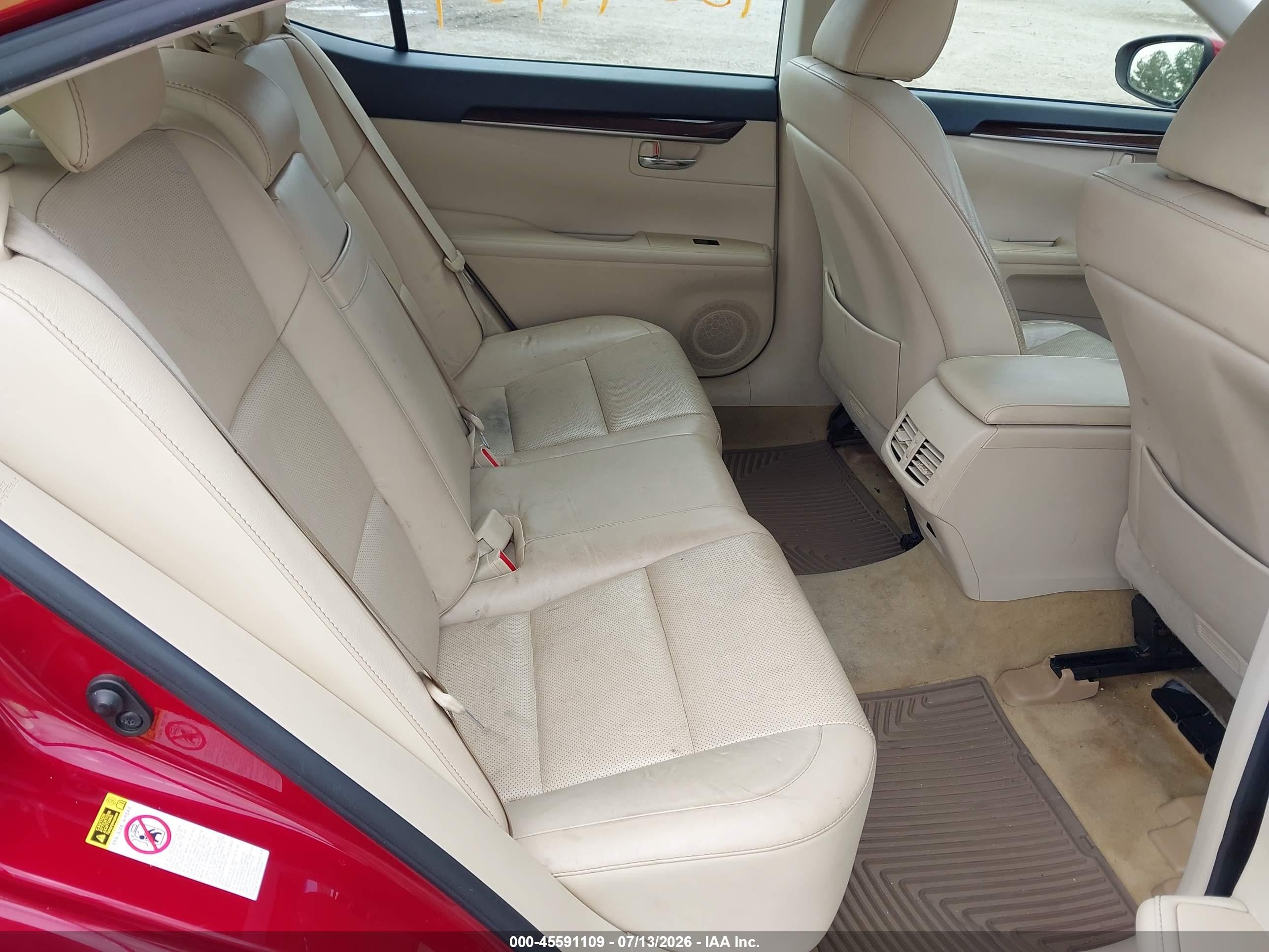 2015 Lexus Es 350   Red vin: JTHBK1GG4F2151592