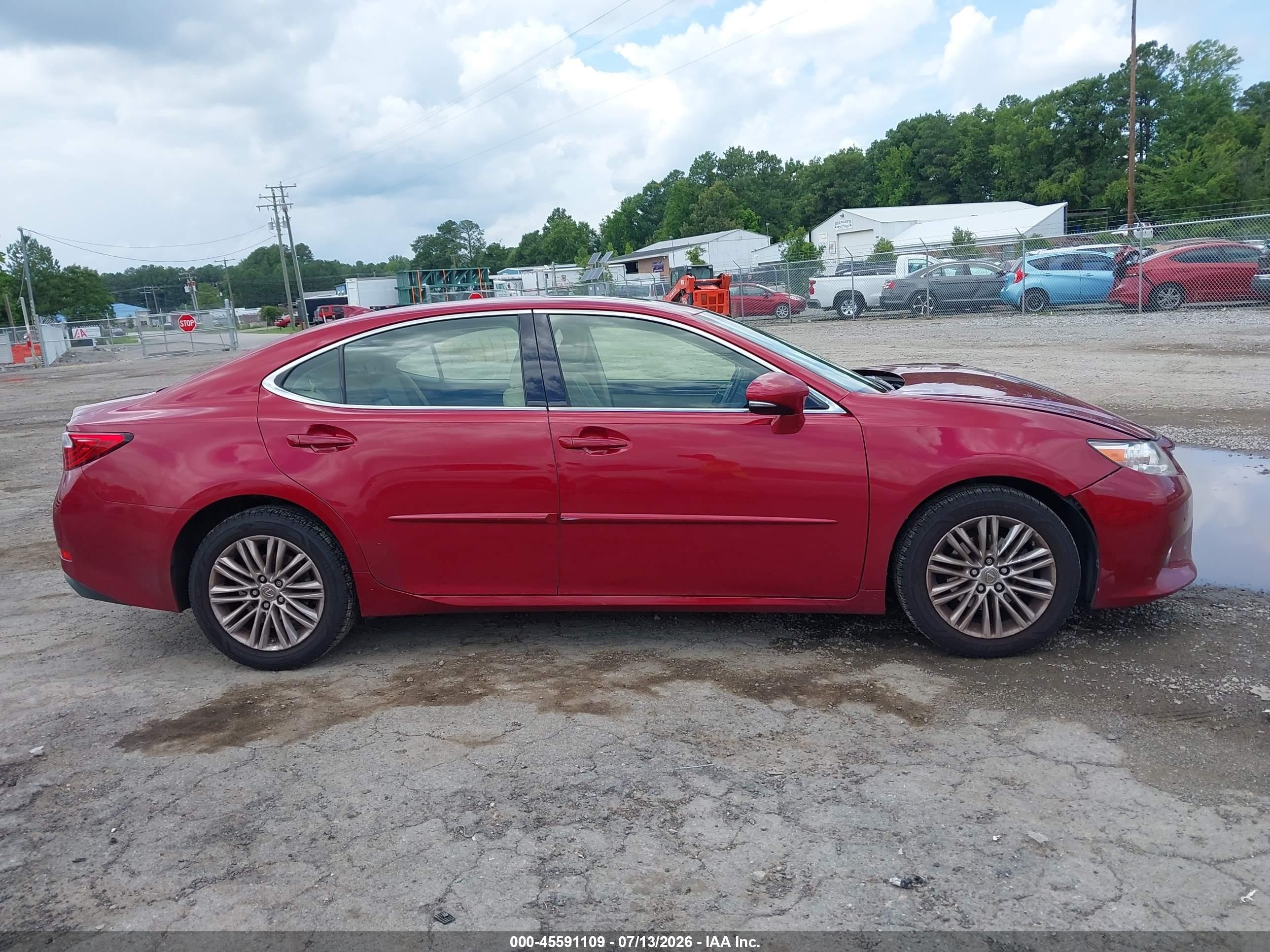 2015 Lexus Es 350   Red vin: JTHBK1GG4F2151592