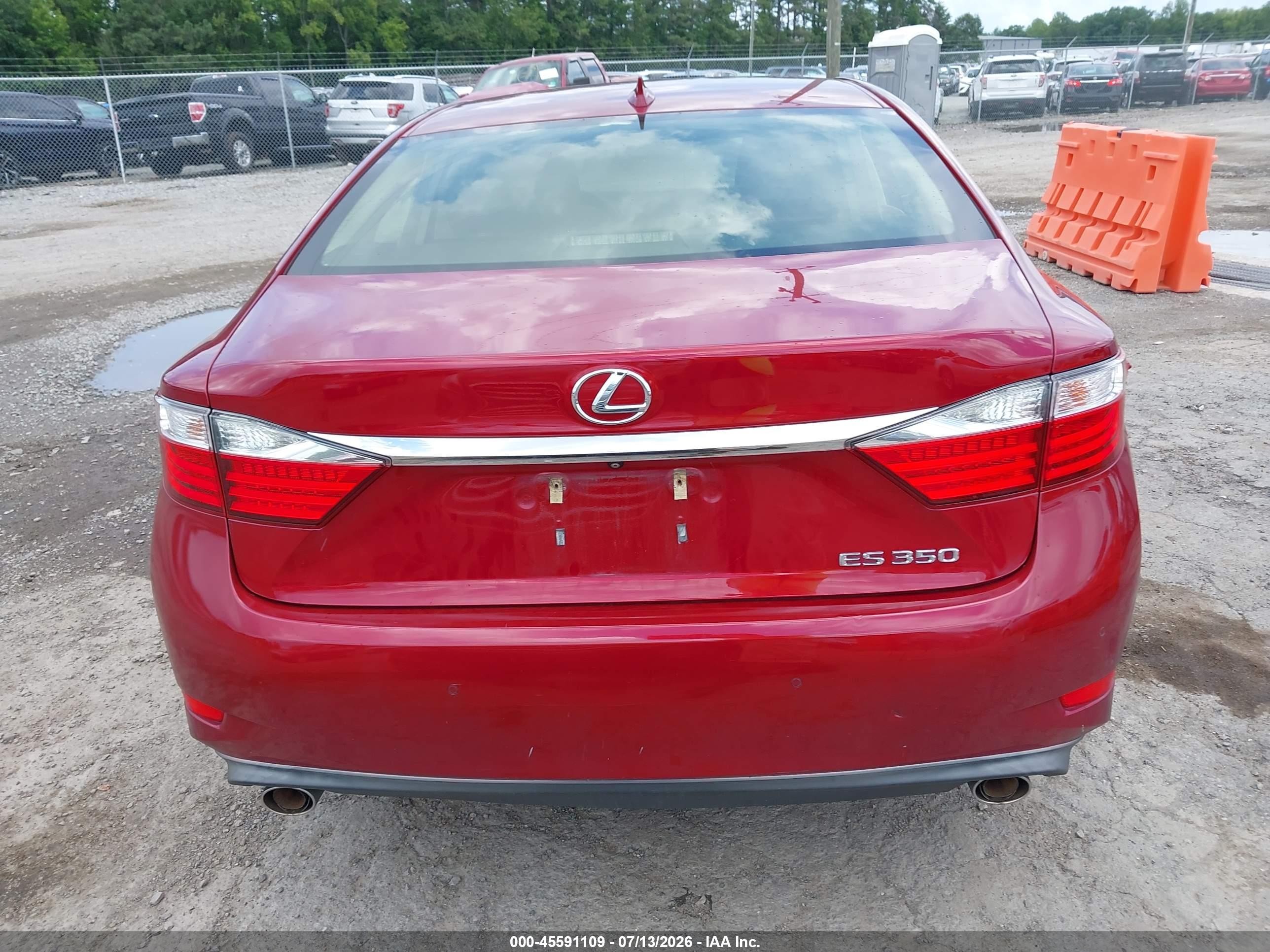 2015 Lexus Es 350   Red vin: JTHBK1GG4F2151592