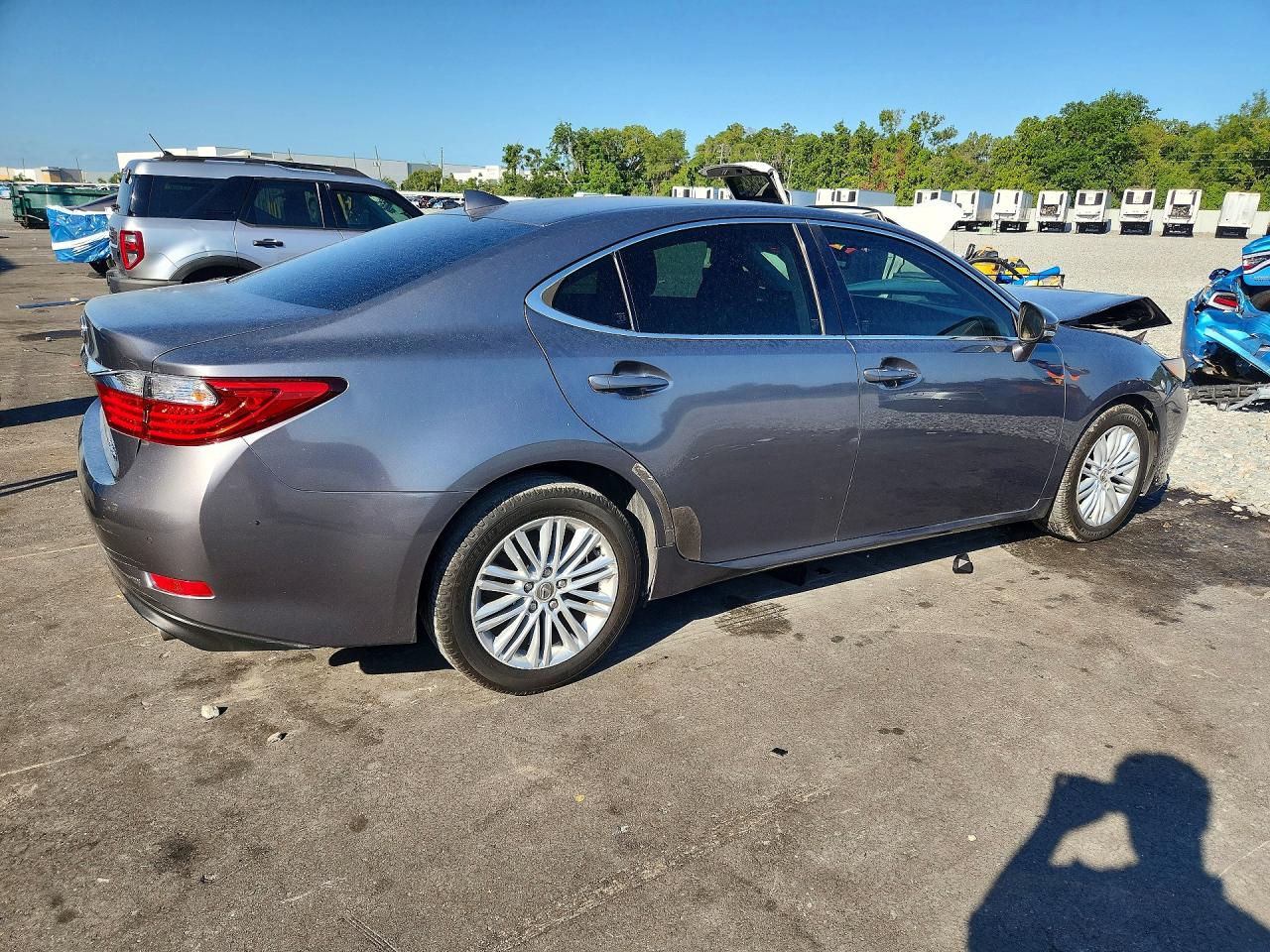 2015 Lexus Es 350 Gray vin: JTHBK1GG4F2156856