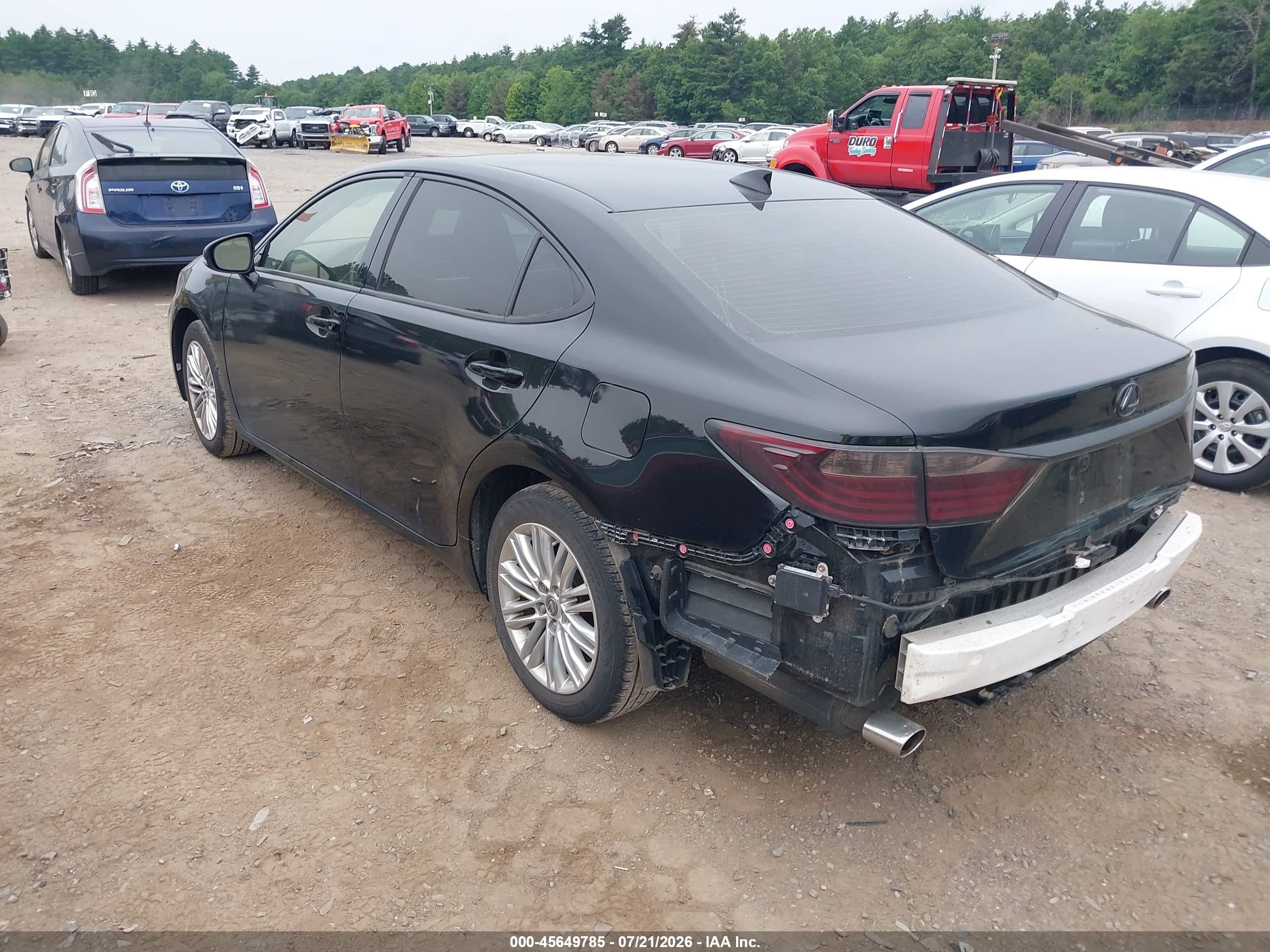 2015 Lexus Es 350   Черный vin: JTHBK1GG4F2164262