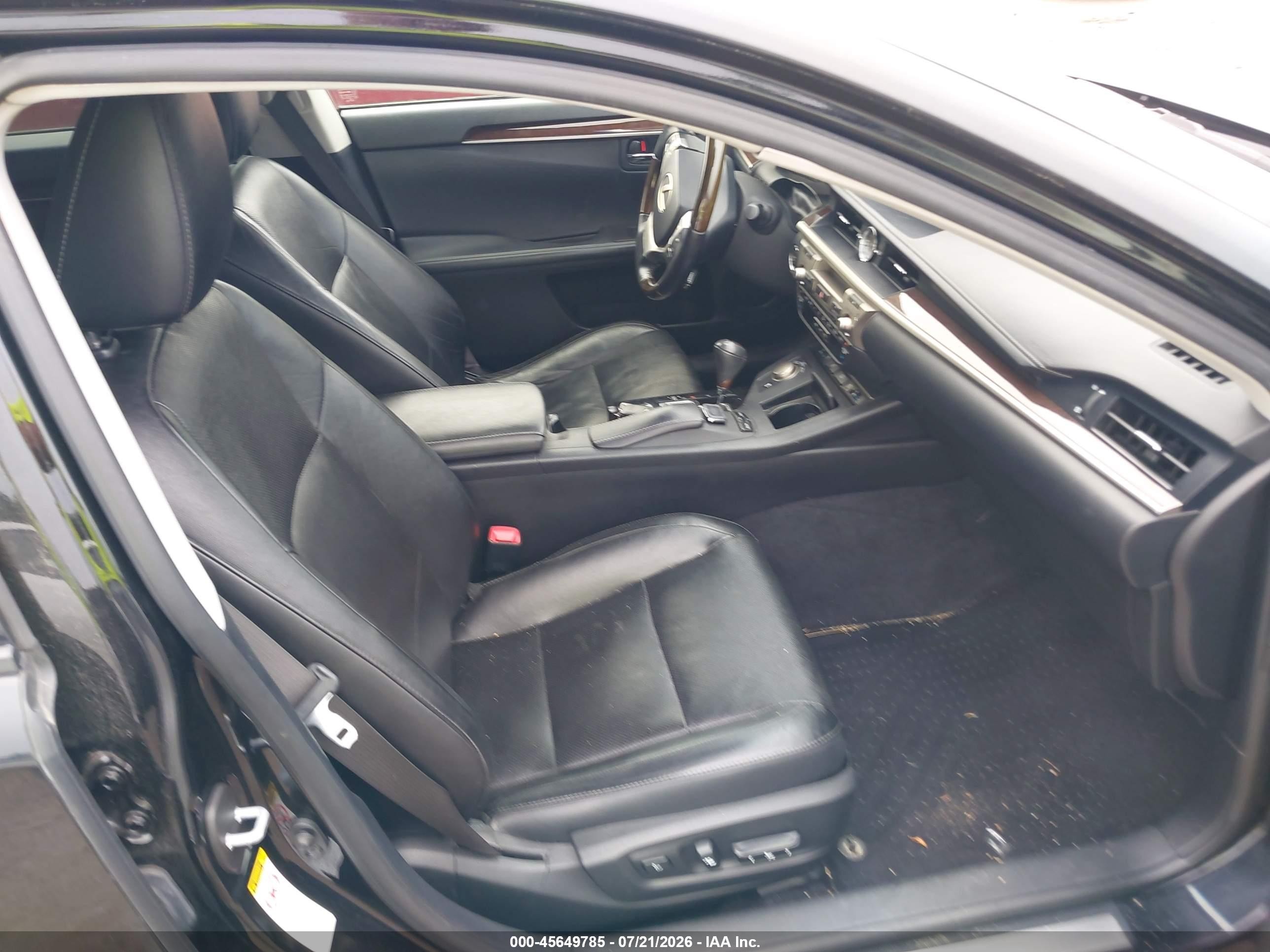 2015 Lexus Es 350   Черный vin: JTHBK1GG4F2164262