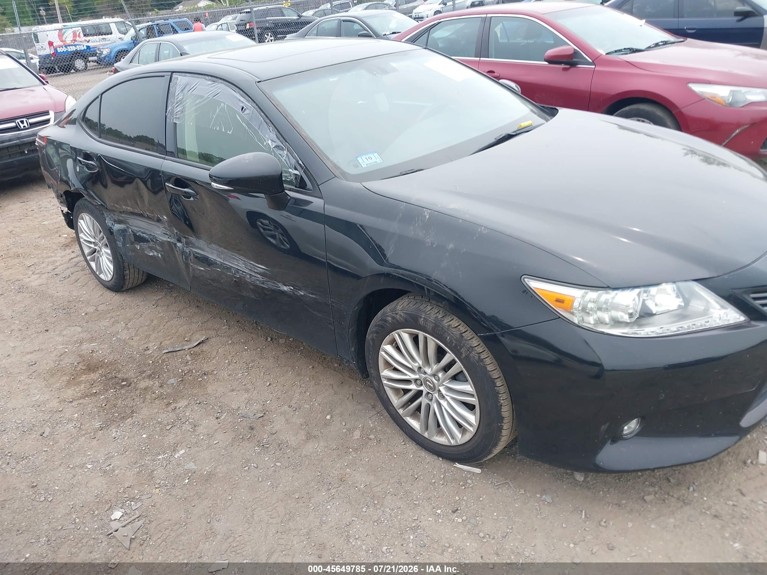 2015 Lexus Es 350   Черный vin: JTHBK1GG4F2164262