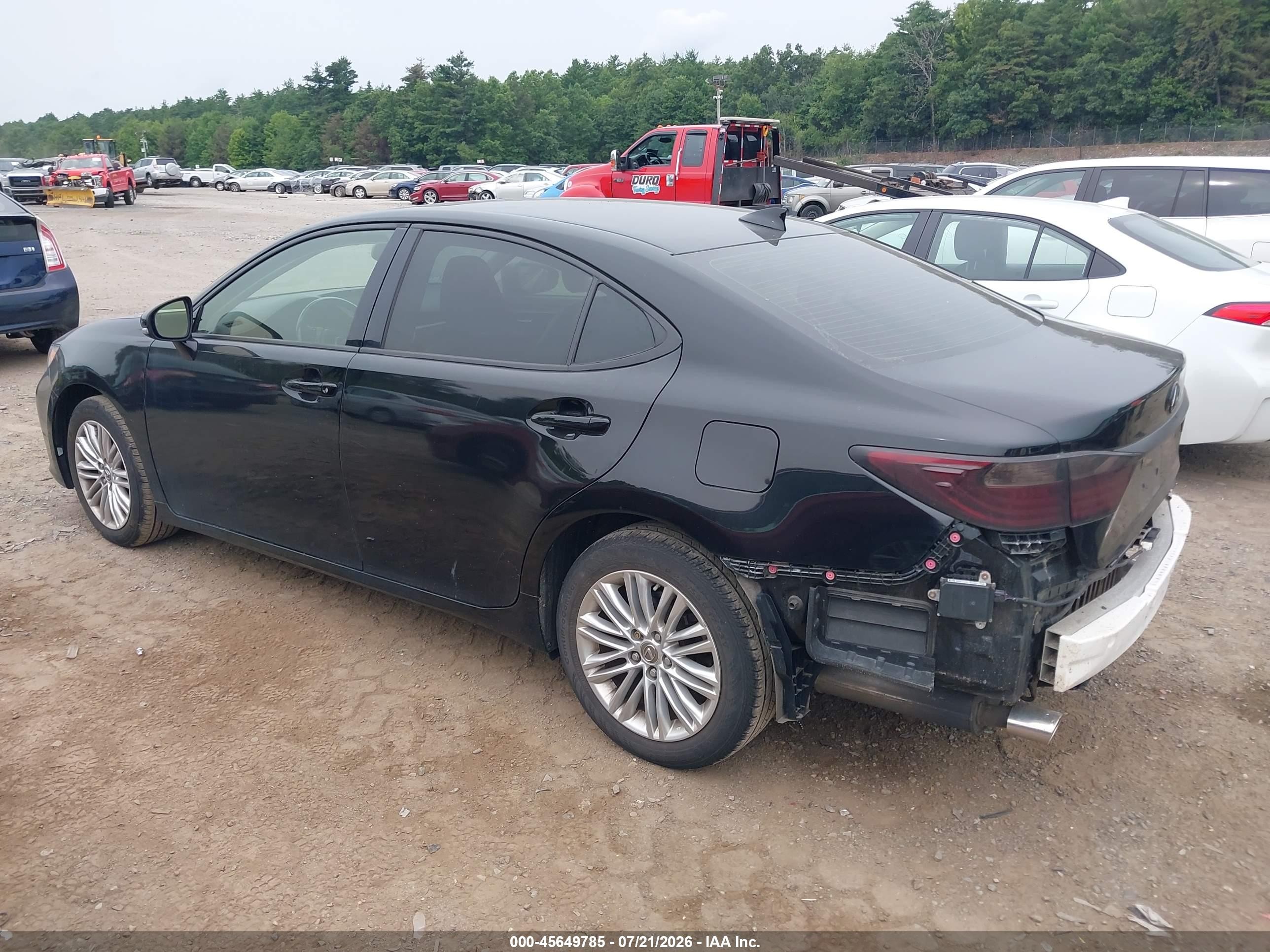 2015 Lexus Es 350   Черный vin: JTHBK1GG4F2164262