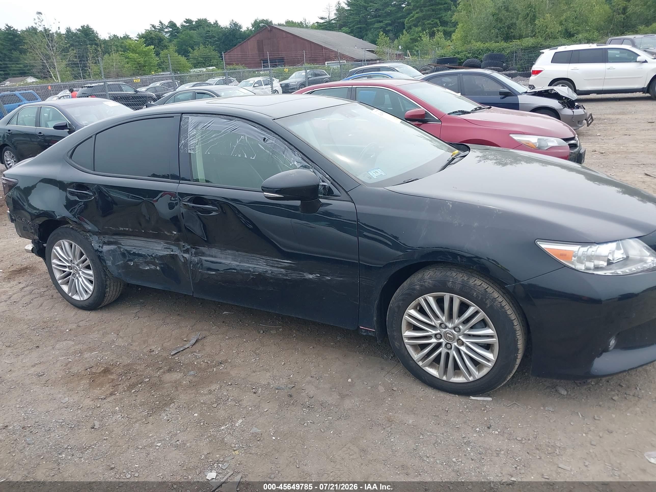 2015 Lexus Es 350   Черный vin: JTHBK1GG4F2164262