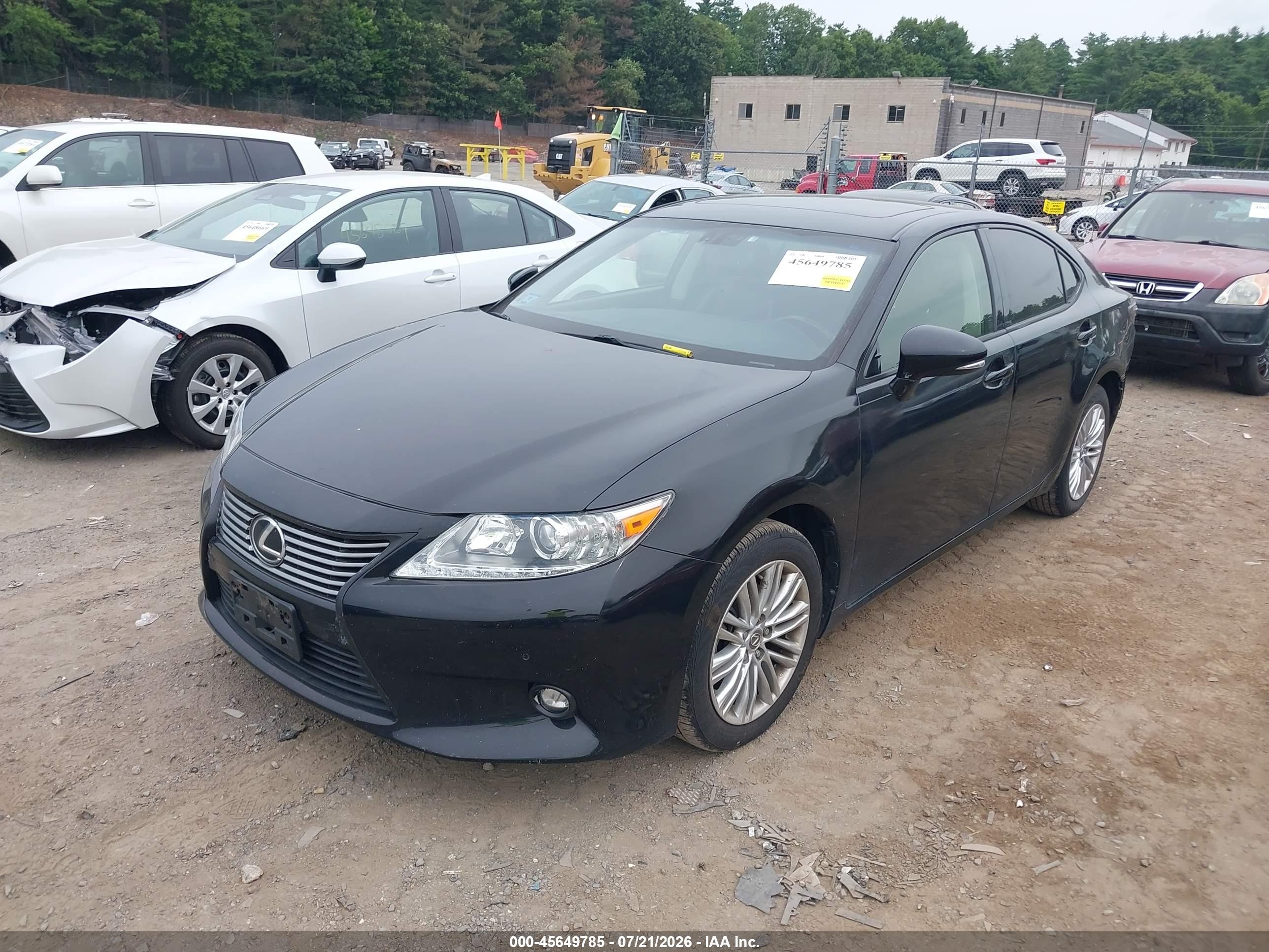 2015 Lexus Es 350   Черный vin: JTHBK1GG4F2164262