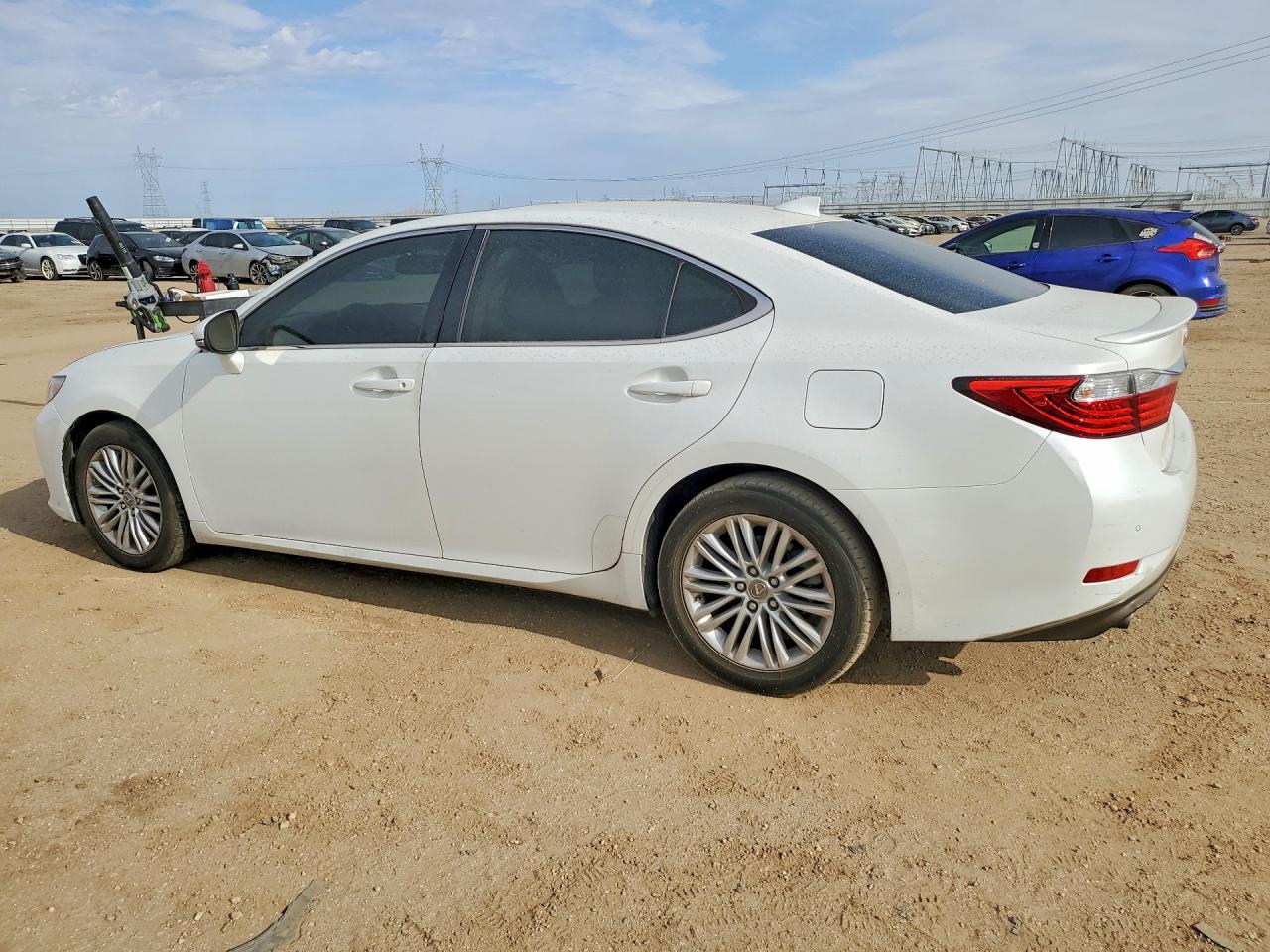 2015 Lexus Es 350 White vin: JTHBK1GG4F2170028
