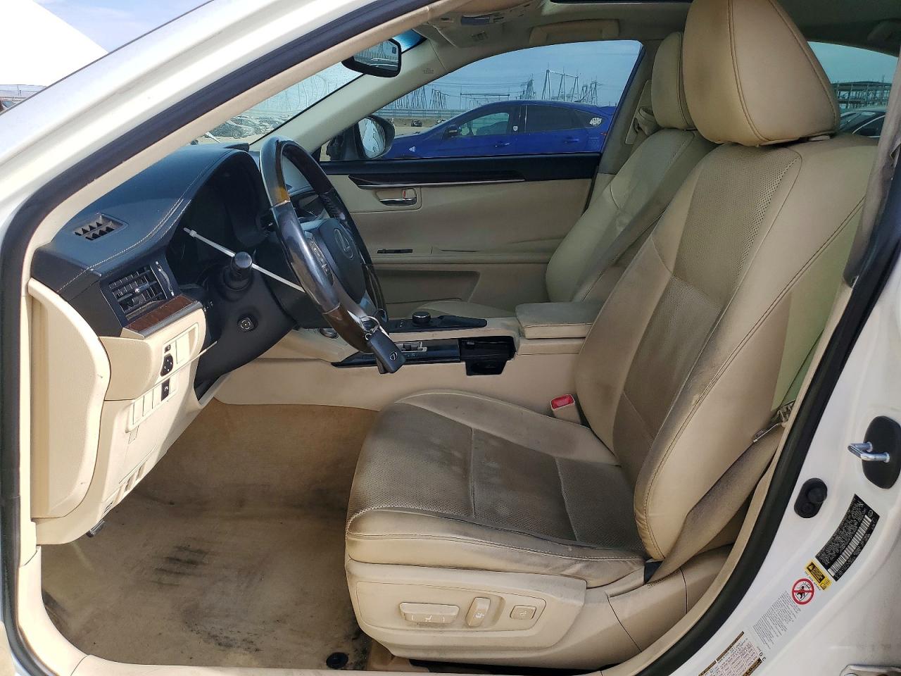 2015 Lexus Es 350 White vin: JTHBK1GG4F2170028
