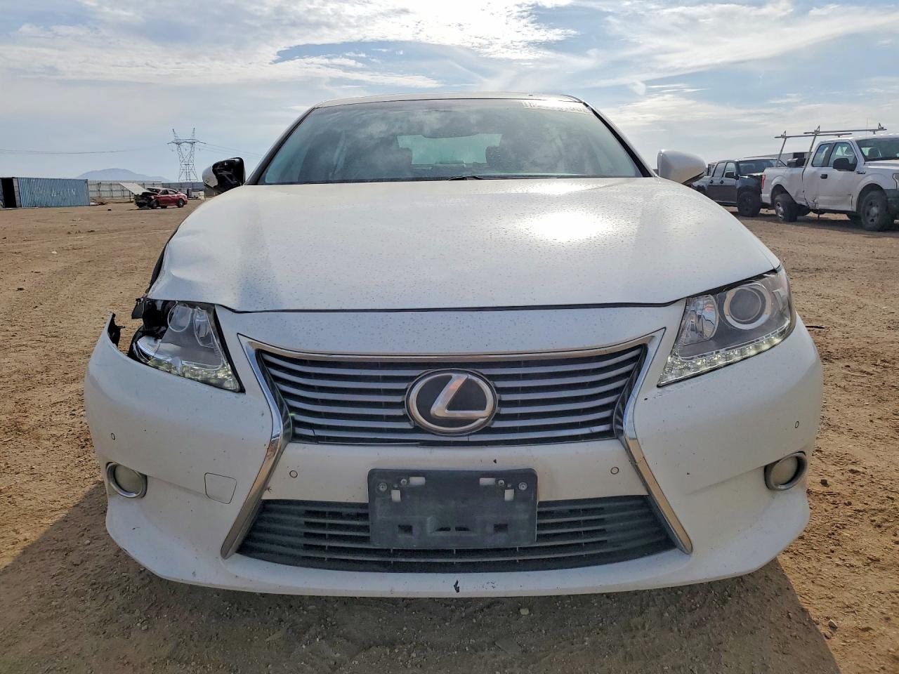 2015 Lexus Es 350 White vin: JTHBK1GG4F2170028