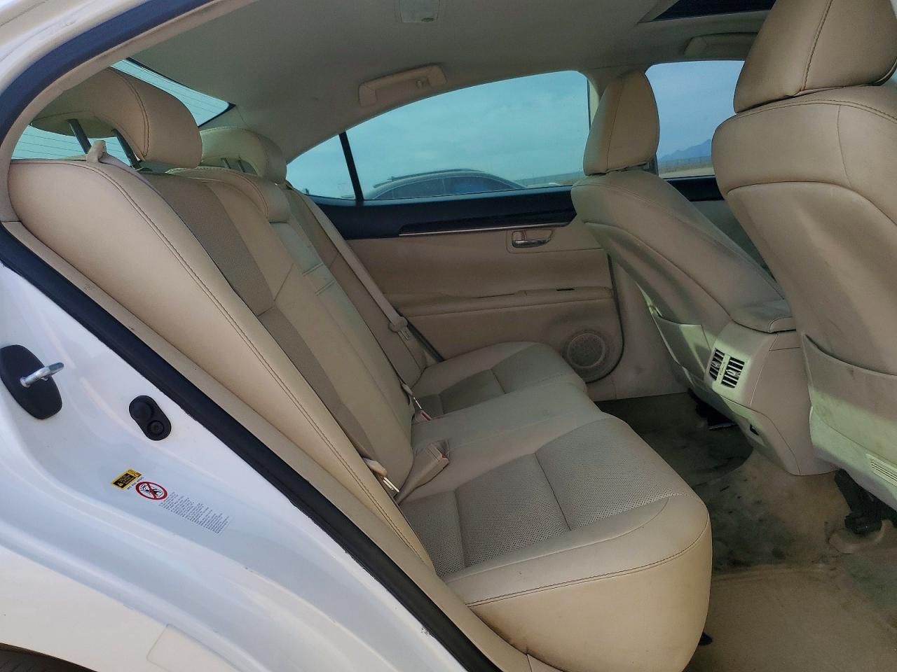 2015 Lexus Es 350 White vin: JTHBK1GG4F2170028
