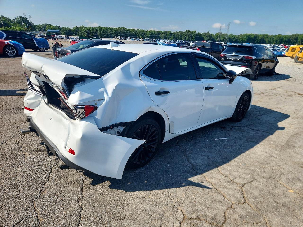 2015 Lexus Es 350 White vin: JTHBK1GG4F2174712