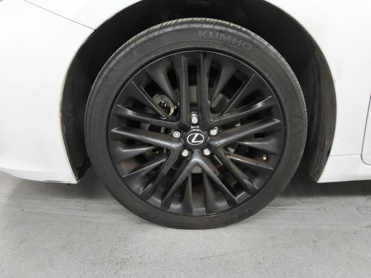 2015 Lexus Es 350 White vin: JTHBK1GG4F2175567 Damage: Left Front Wheel, Curb Rash, 6 To 7 Inches
