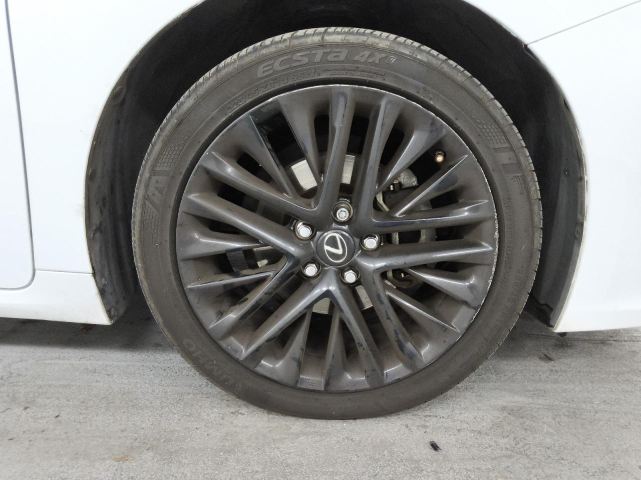 2015 Lexus Es 350 White vin: JTHBK1GG4F2175567 Damage: Right Front Wheel, Curb Rash, > 12 Inches