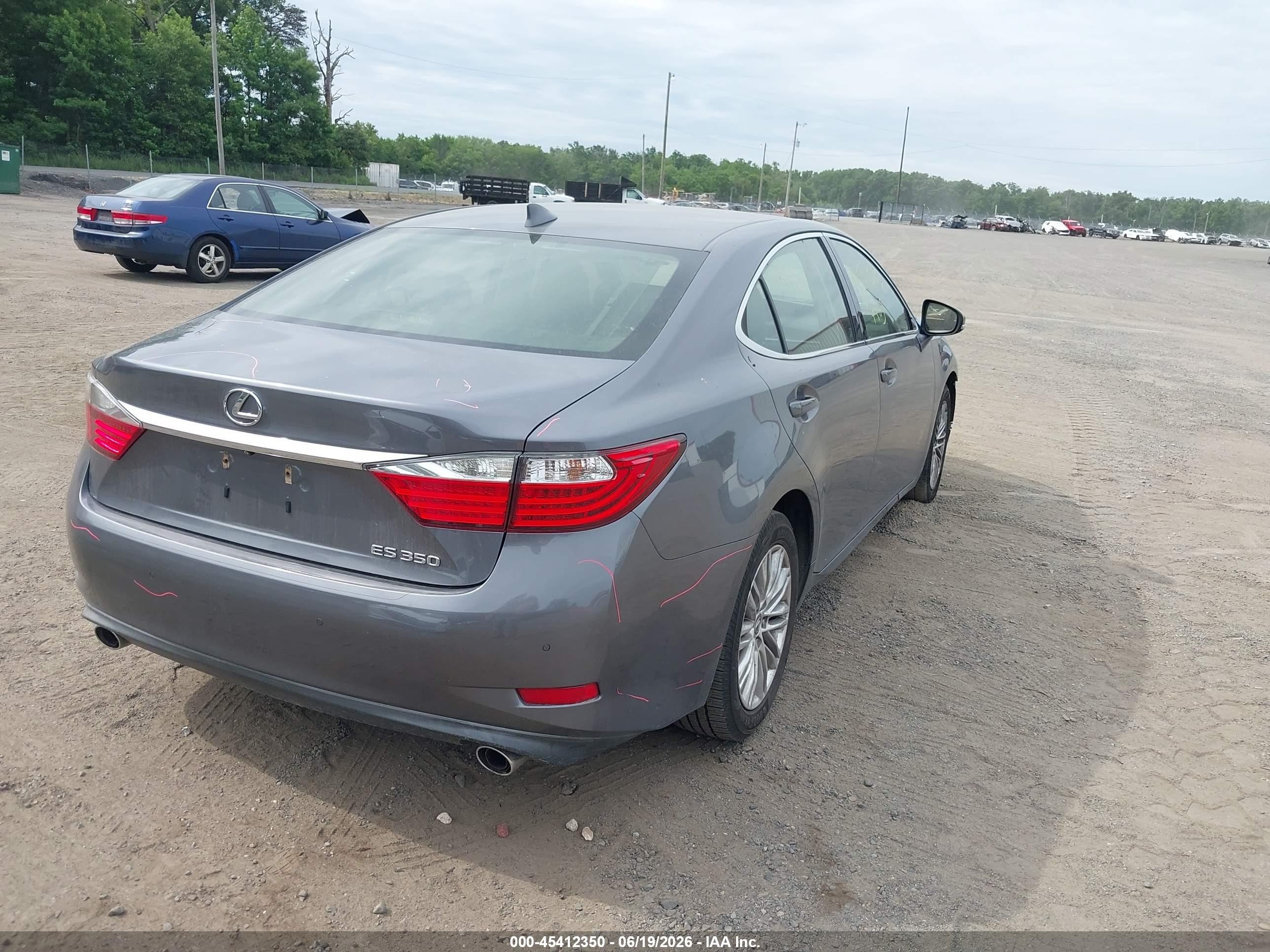 2015 Lexus Es 350   Серый vin: JTHBK1GG4F2177920