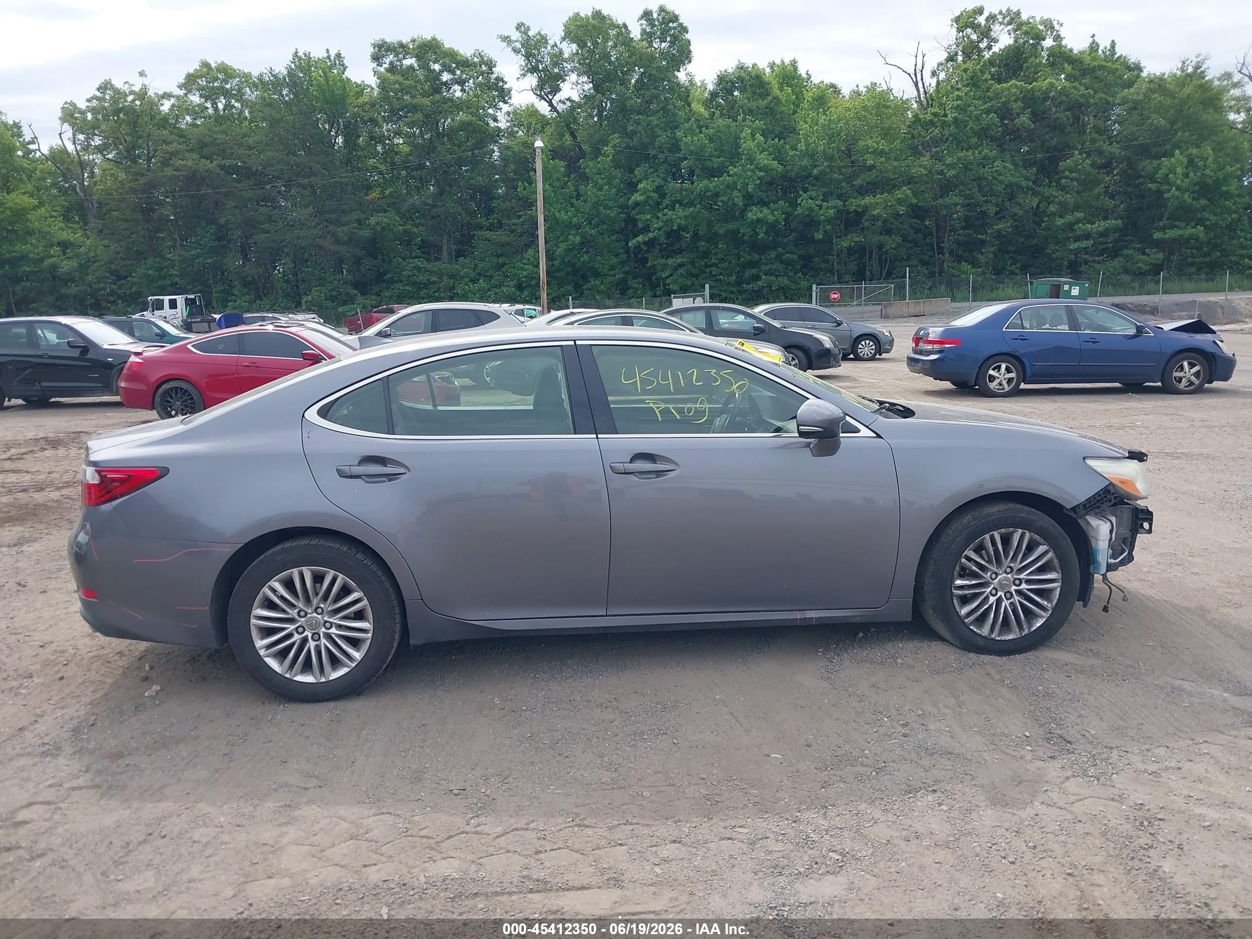 2015 Lexus Es 350   Серый vin: JTHBK1GG4F2177920