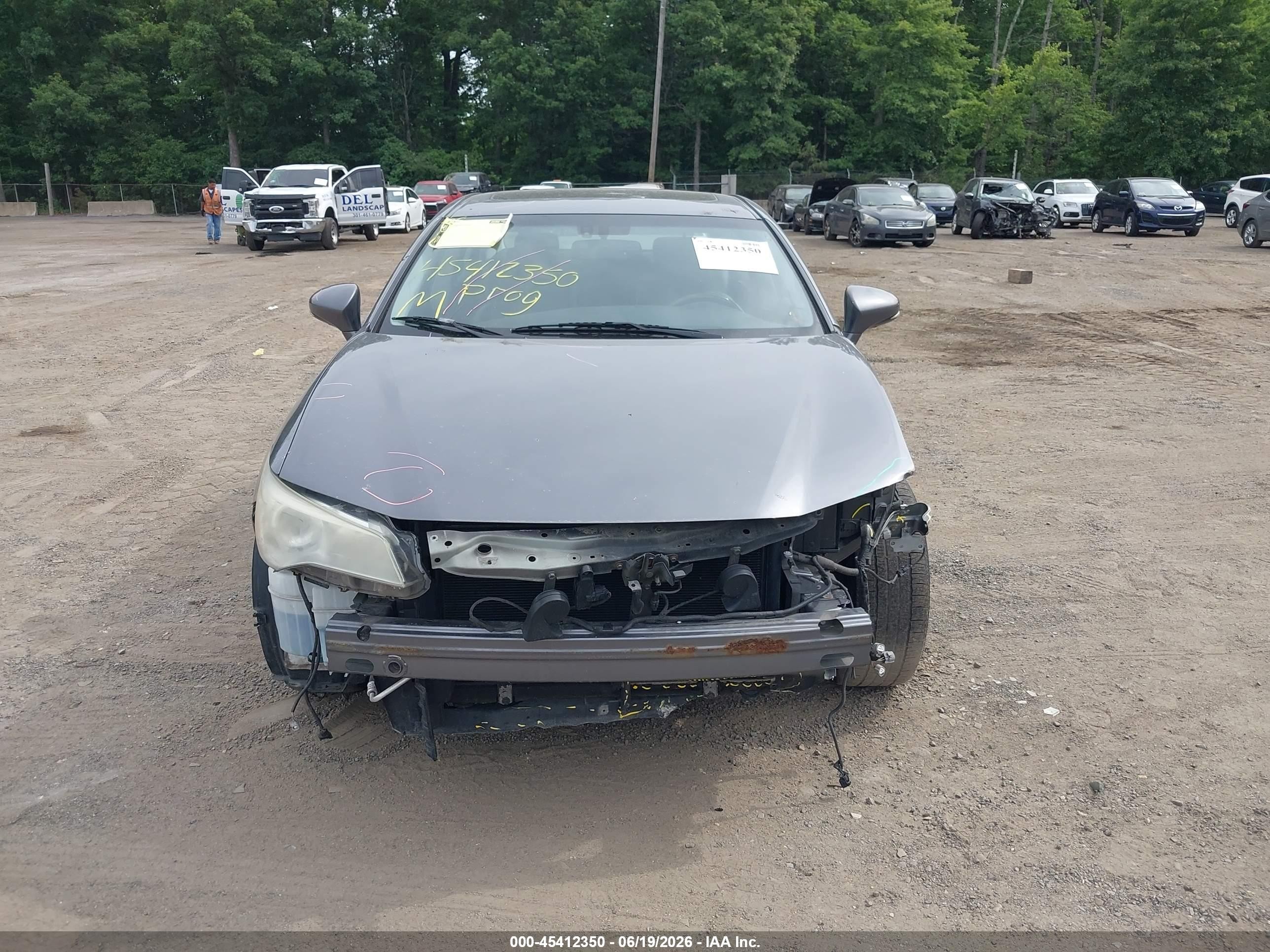 2015 Lexus Es 350   Серый vin: JTHBK1GG4F2177920