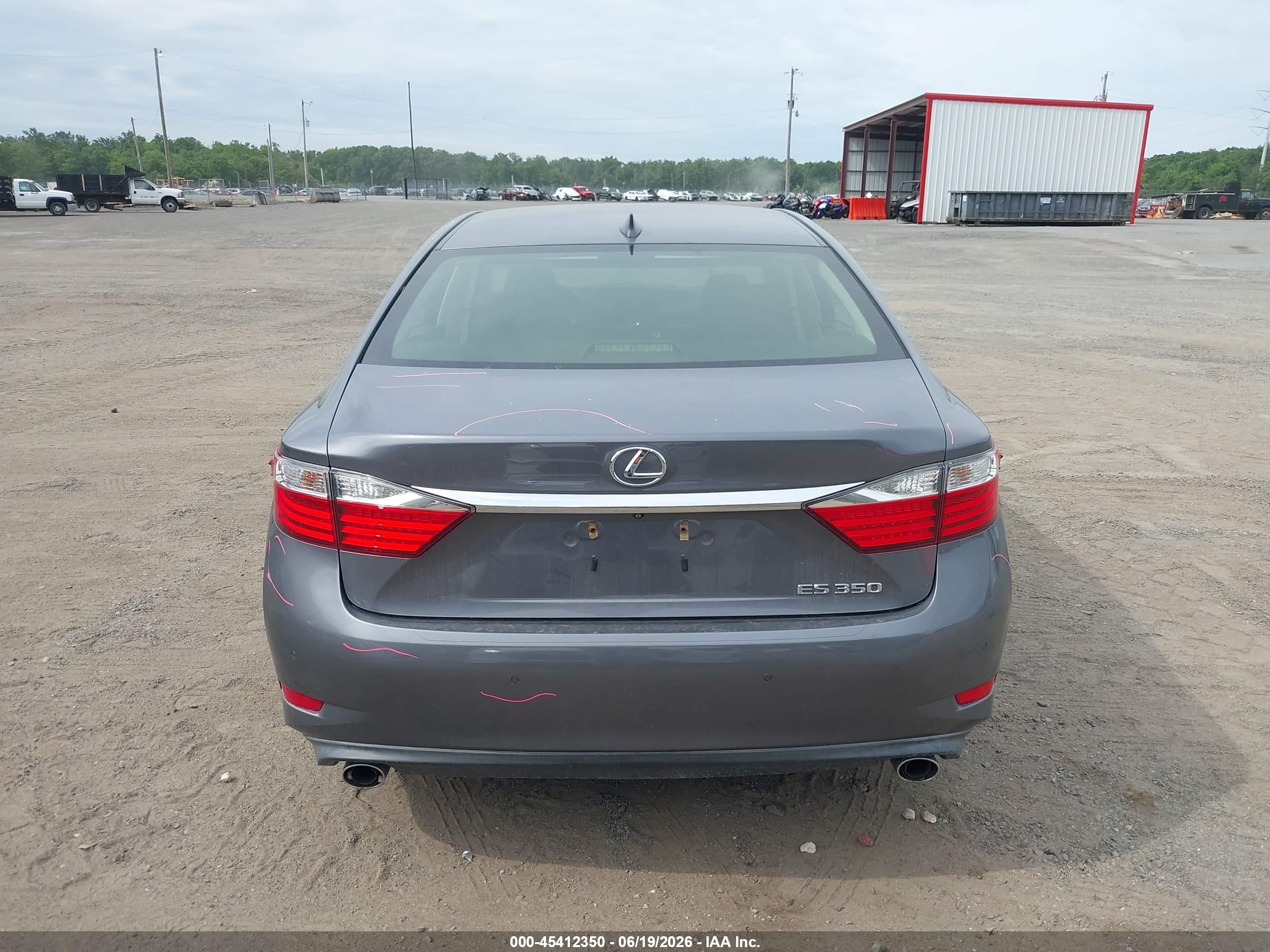 2015 Lexus Es 350   Серый vin: JTHBK1GG4F2177920