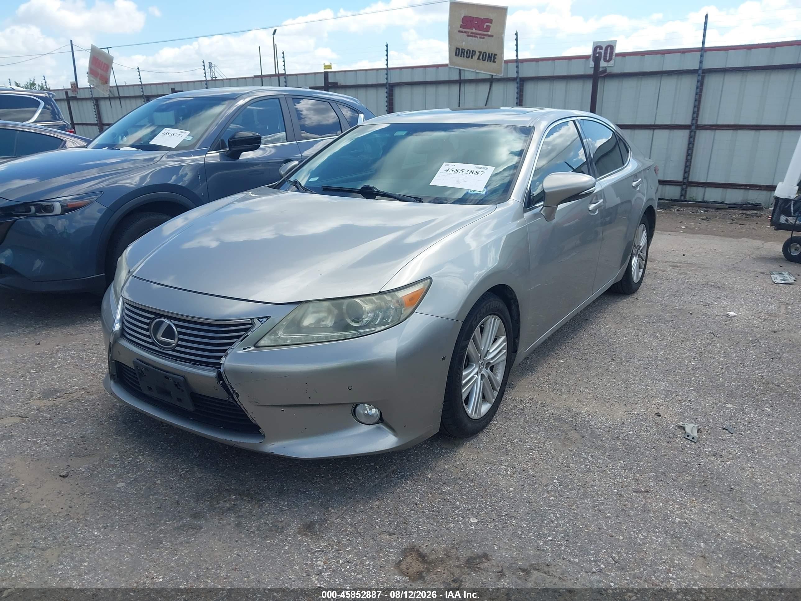 2015 Lexus Es 350   Серебряный vin: JTHBK1GG4F2178209