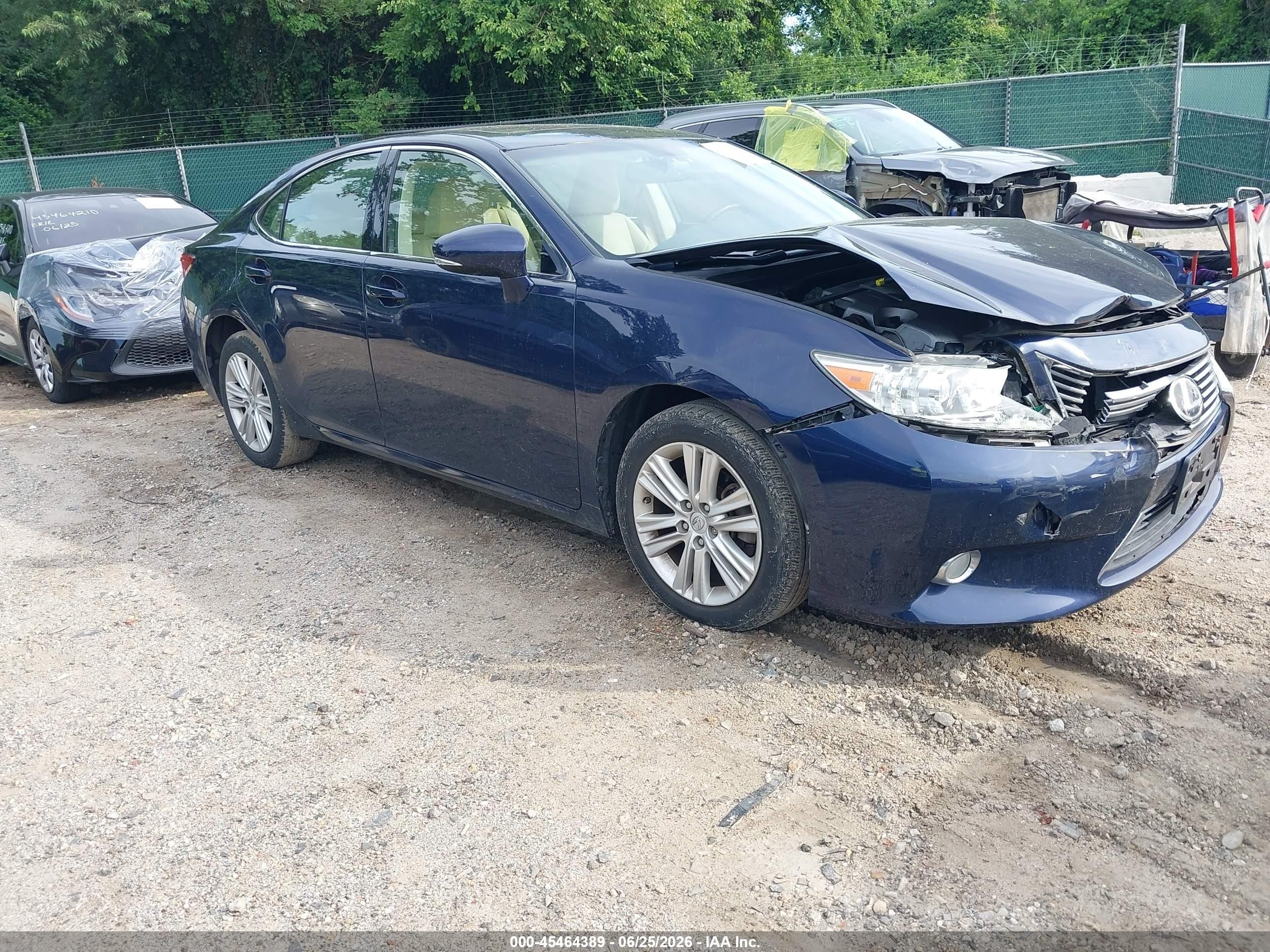 2015 Lexus Es 350   Dark Blue vin: JTHBK1GG4F2180302