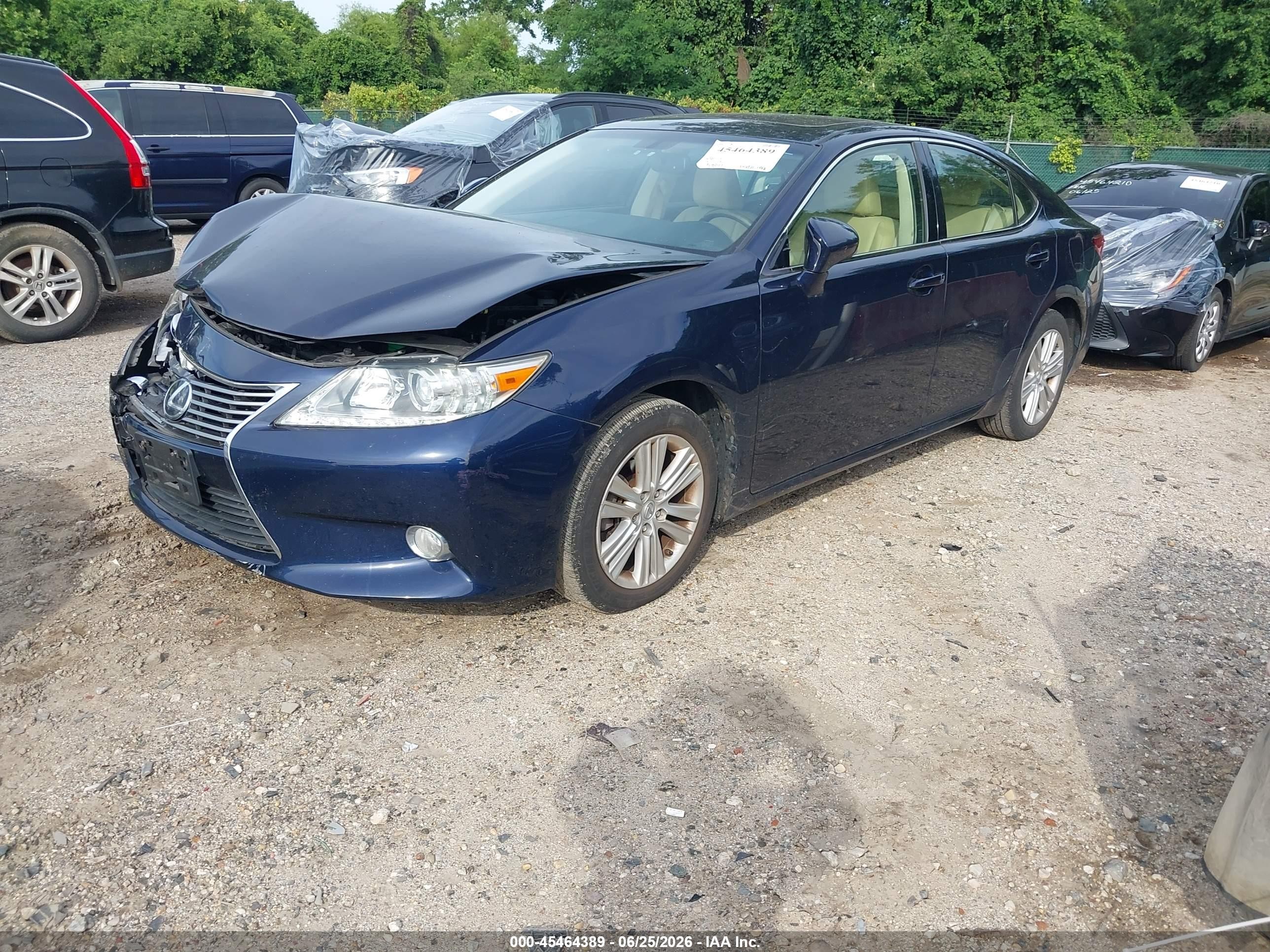 2015 Lexus Es 350   Dark Blue vin: JTHBK1GG4F2180302