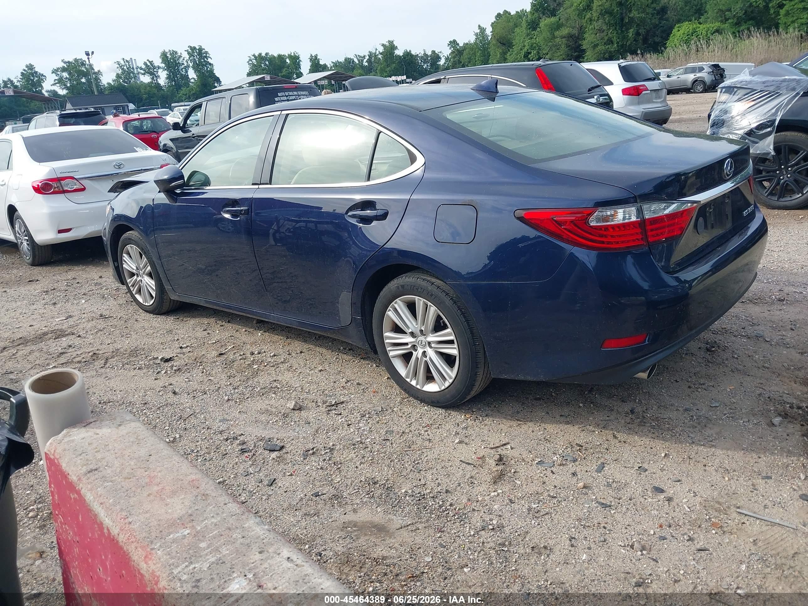 2015 Lexus Es 350   Dark Blue vin: JTHBK1GG4F2180302