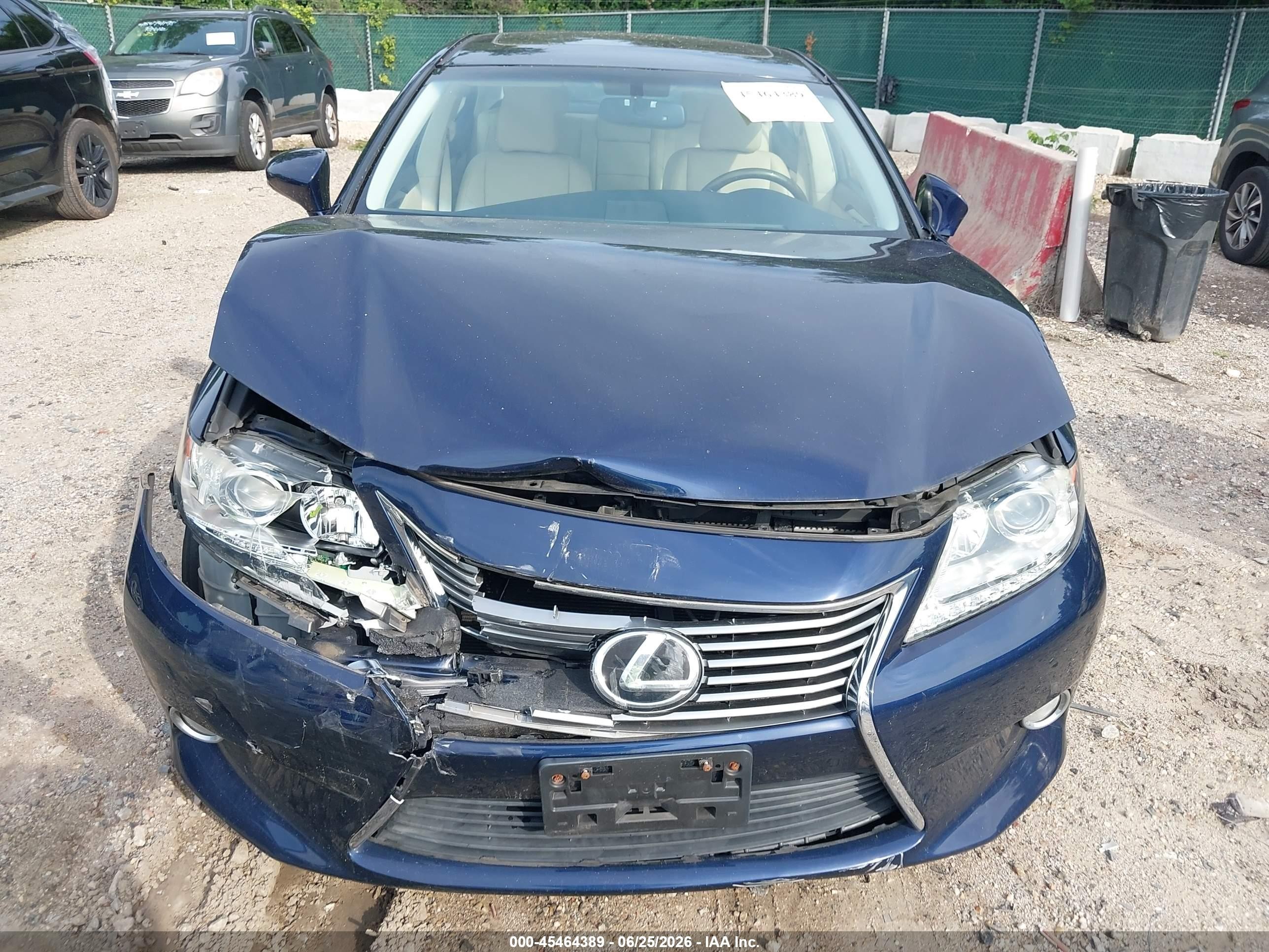 2015 Lexus Es 350   Dark Blue vin: JTHBK1GG4F2180302