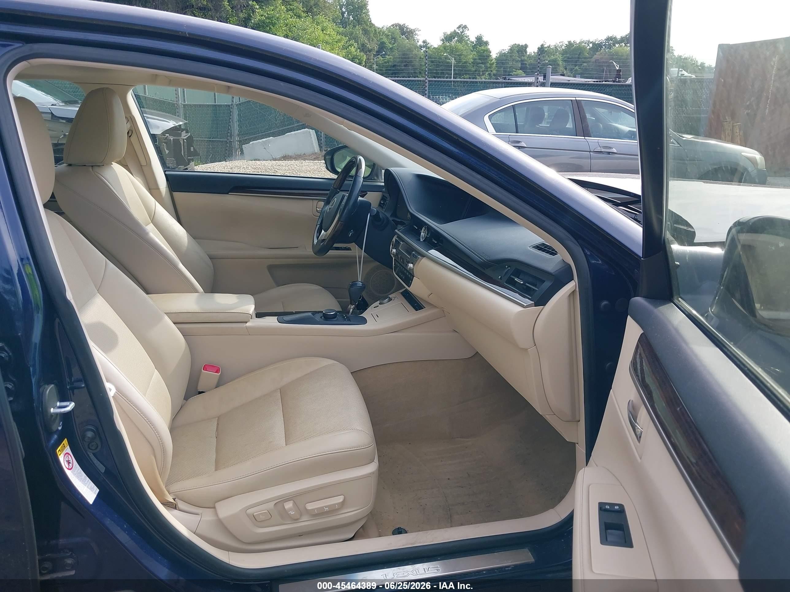 2015 Lexus Es 350   Dark Blue vin: JTHBK1GG4F2180302