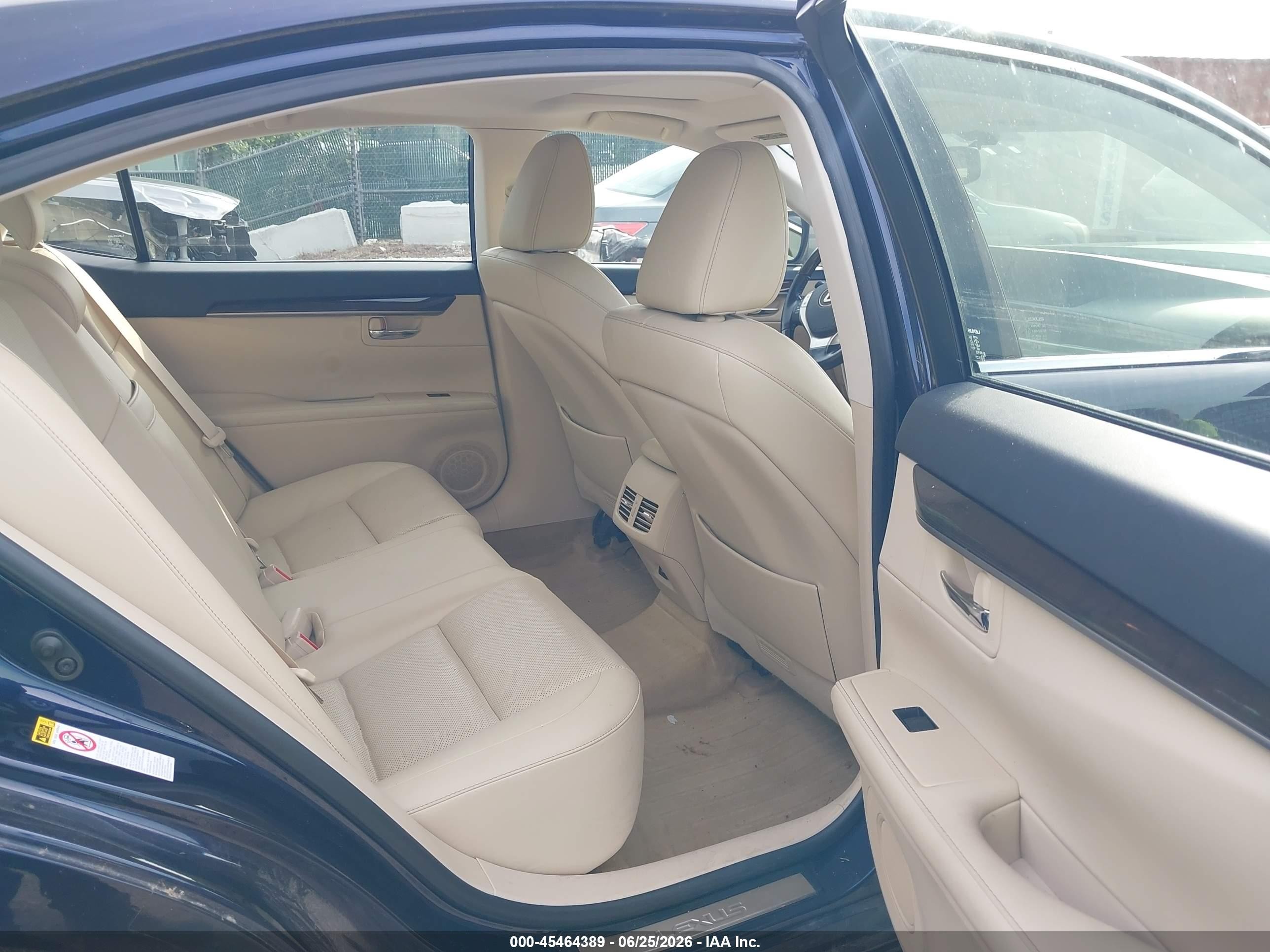 2015 Lexus Es 350   Dark Blue vin: JTHBK1GG4F2180302