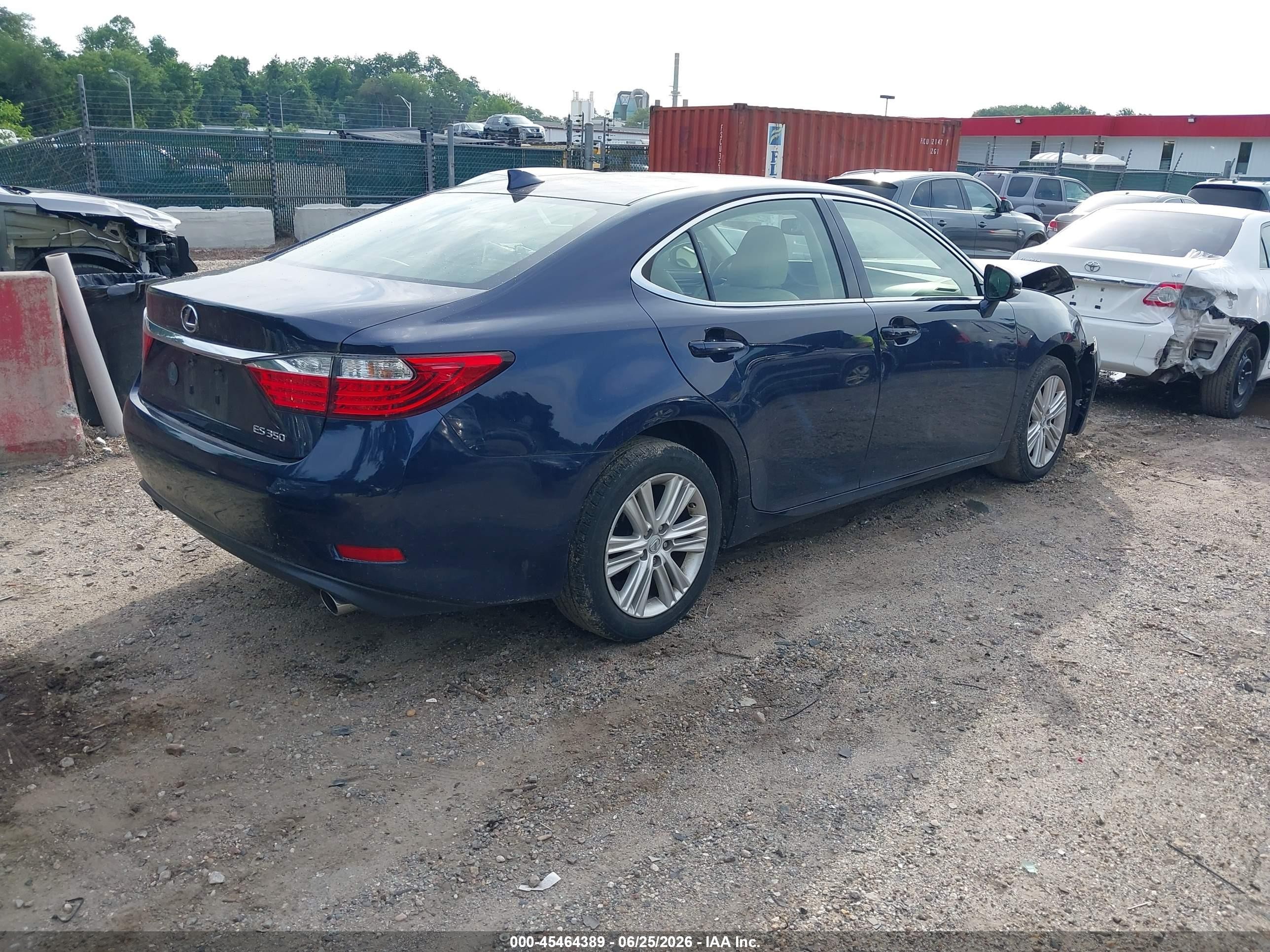 2015 Lexus Es 350   Dark Blue vin: JTHBK1GG4F2180302