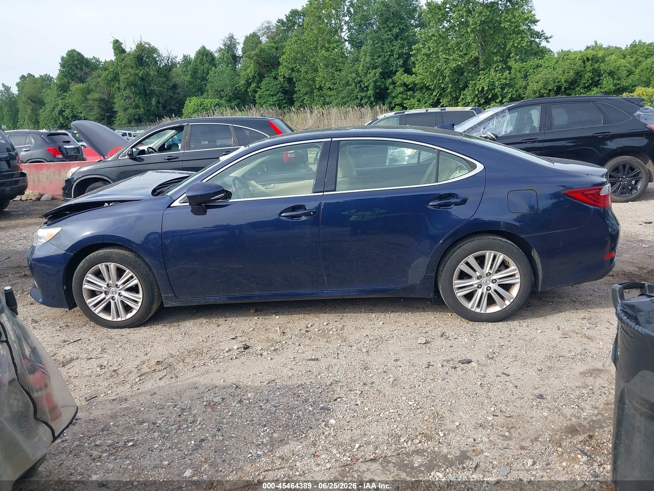 2015 Lexus Es 350   Dark Blue vin: JTHBK1GG4F2180302