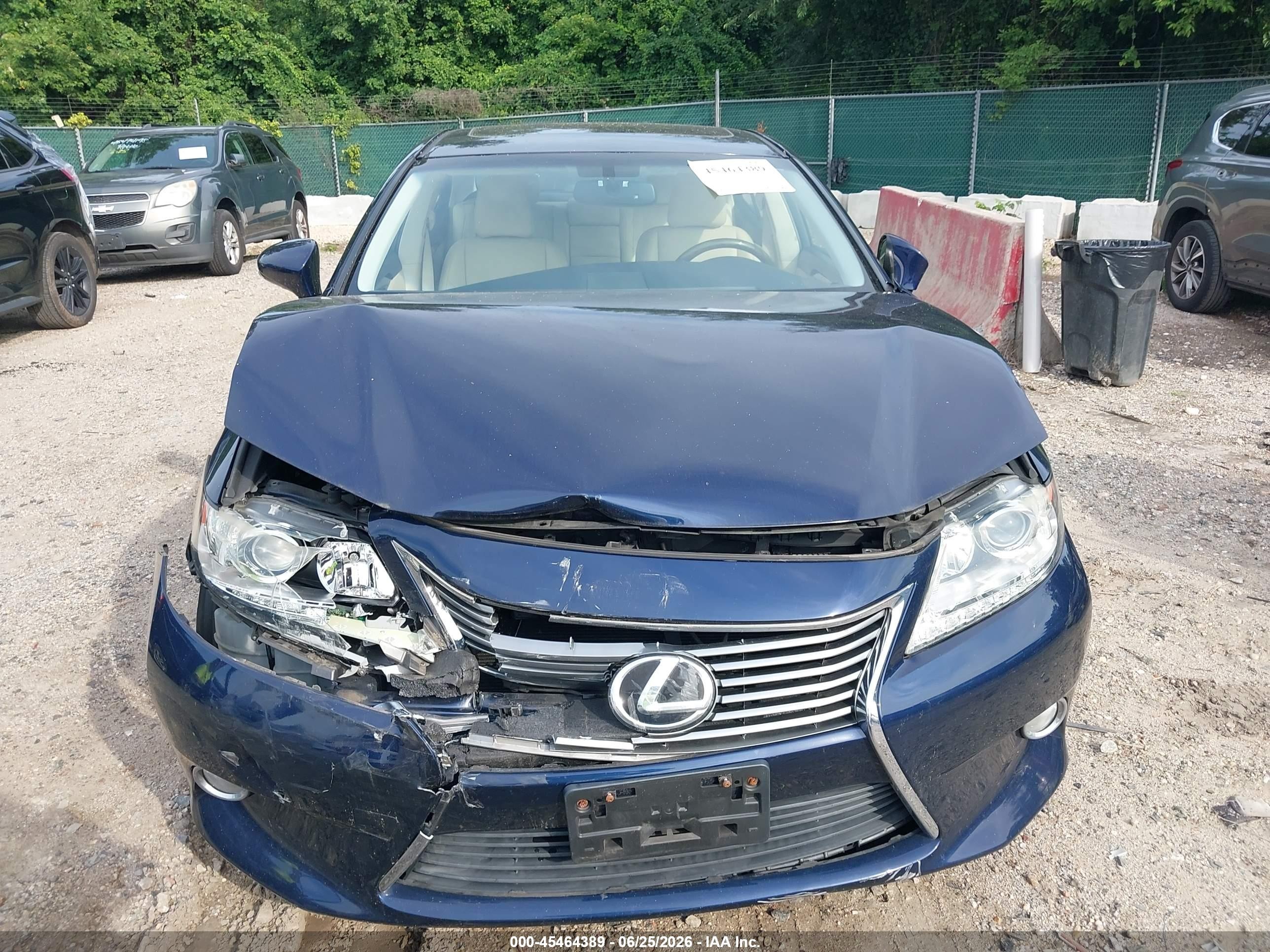 2015 Lexus Es 350   Dark Blue vin: JTHBK1GG4F2180302
