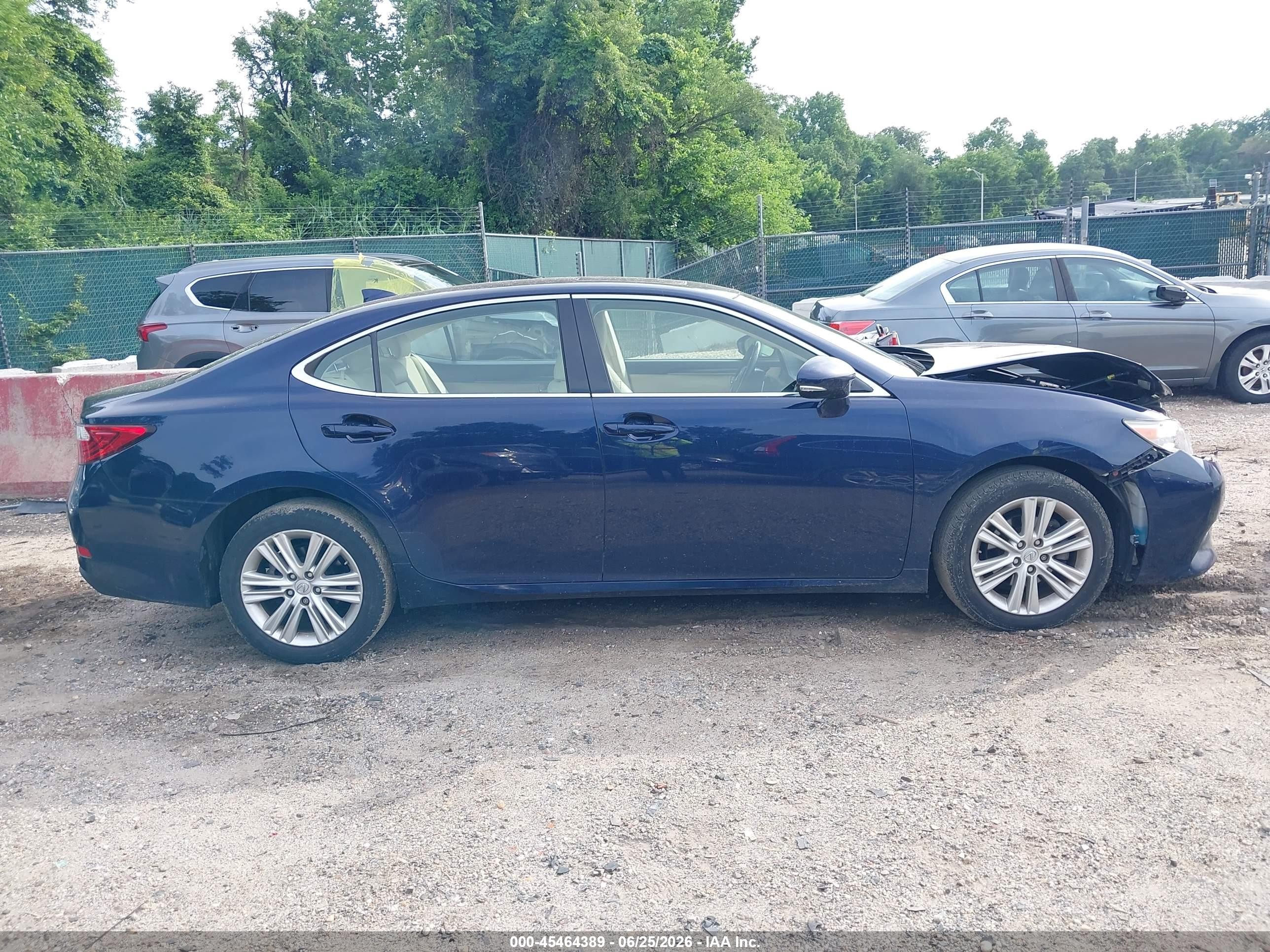 2015 Lexus Es 350   Dark Blue vin: JTHBK1GG4F2180302