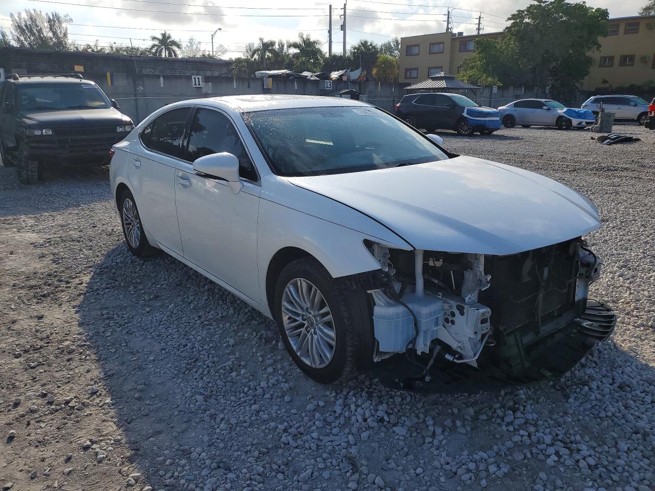 2015 Lexus Es 350 Base White vin: JTHBK1GG4F2183247