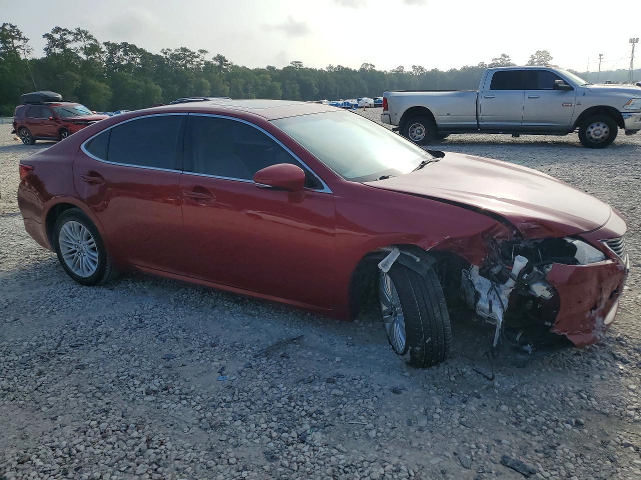 2015 Lexus Es 350 Red vin: JTHBK1GG4F2185693