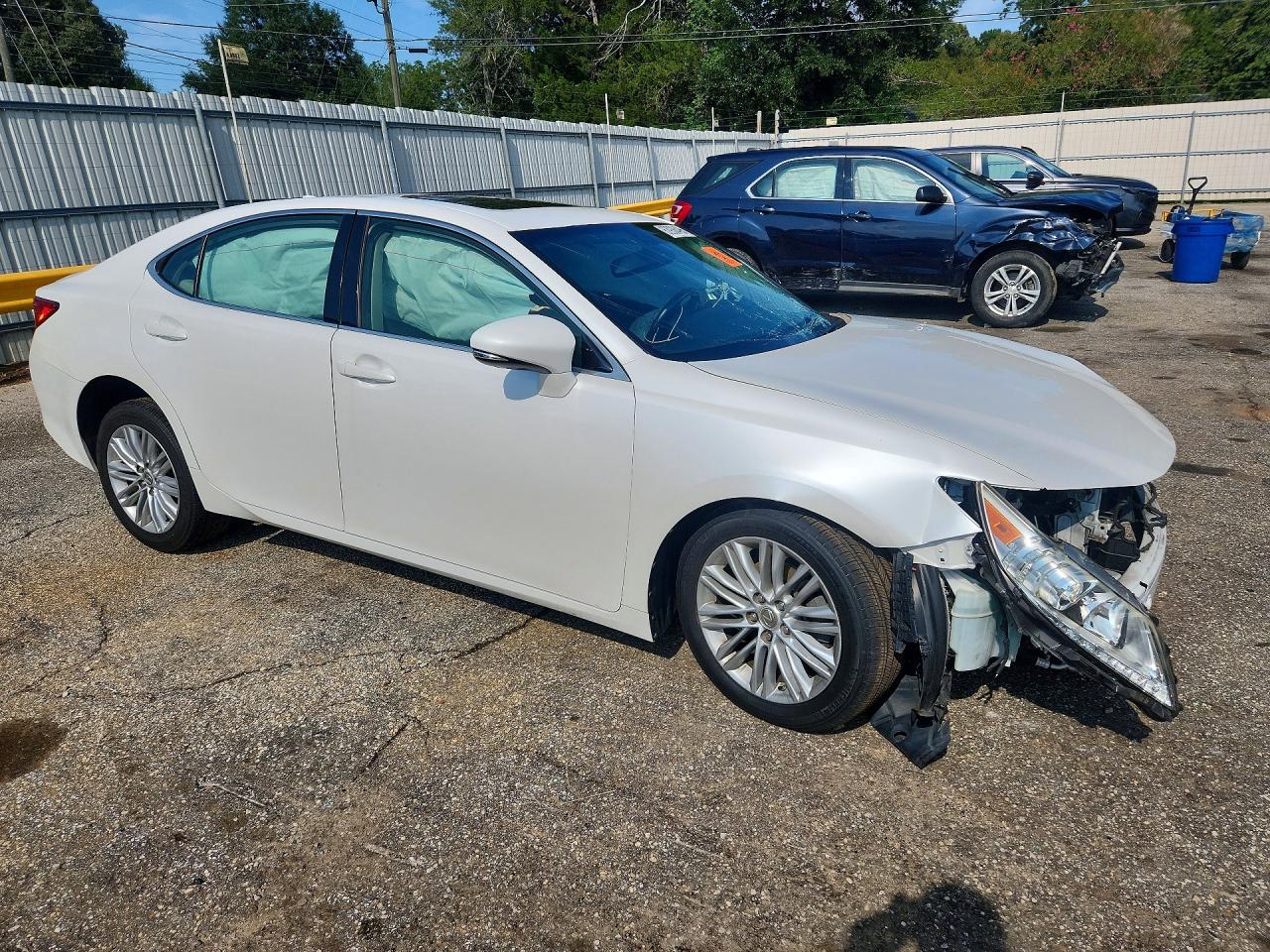2015 Lexus Es 350 White vin: JTHBK1GG4F2189601
