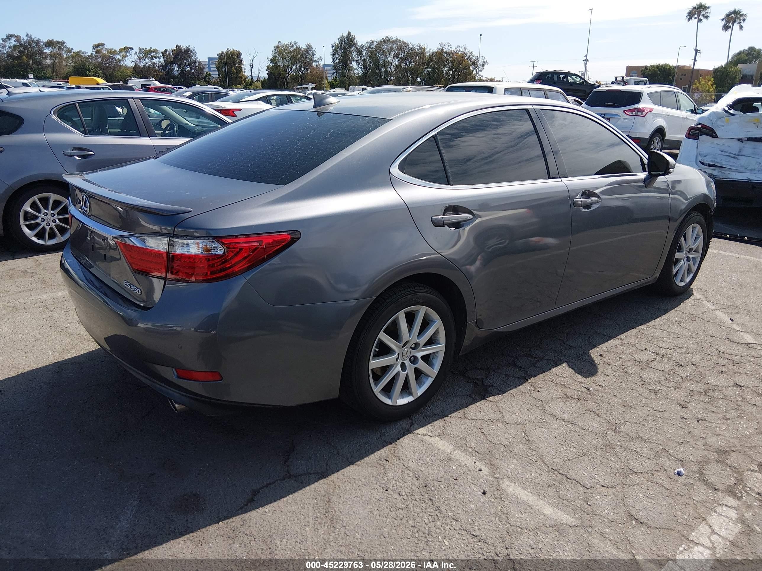 2015 Lexus Es 350 Gray vin: JTHBK1GG4F2190442